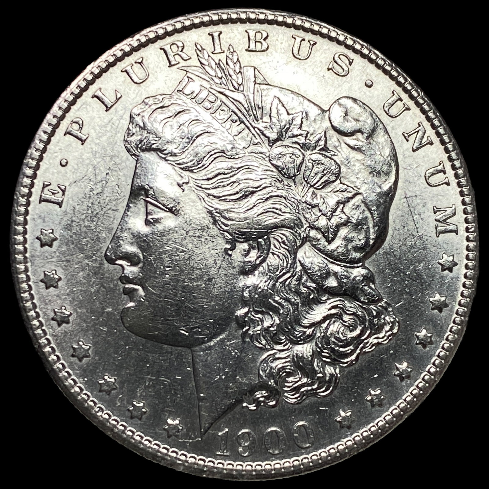 1900-S Silver Morgan Dollar CHOICE AU: 1900-S Silver Morgan Dollar CHOICE AU