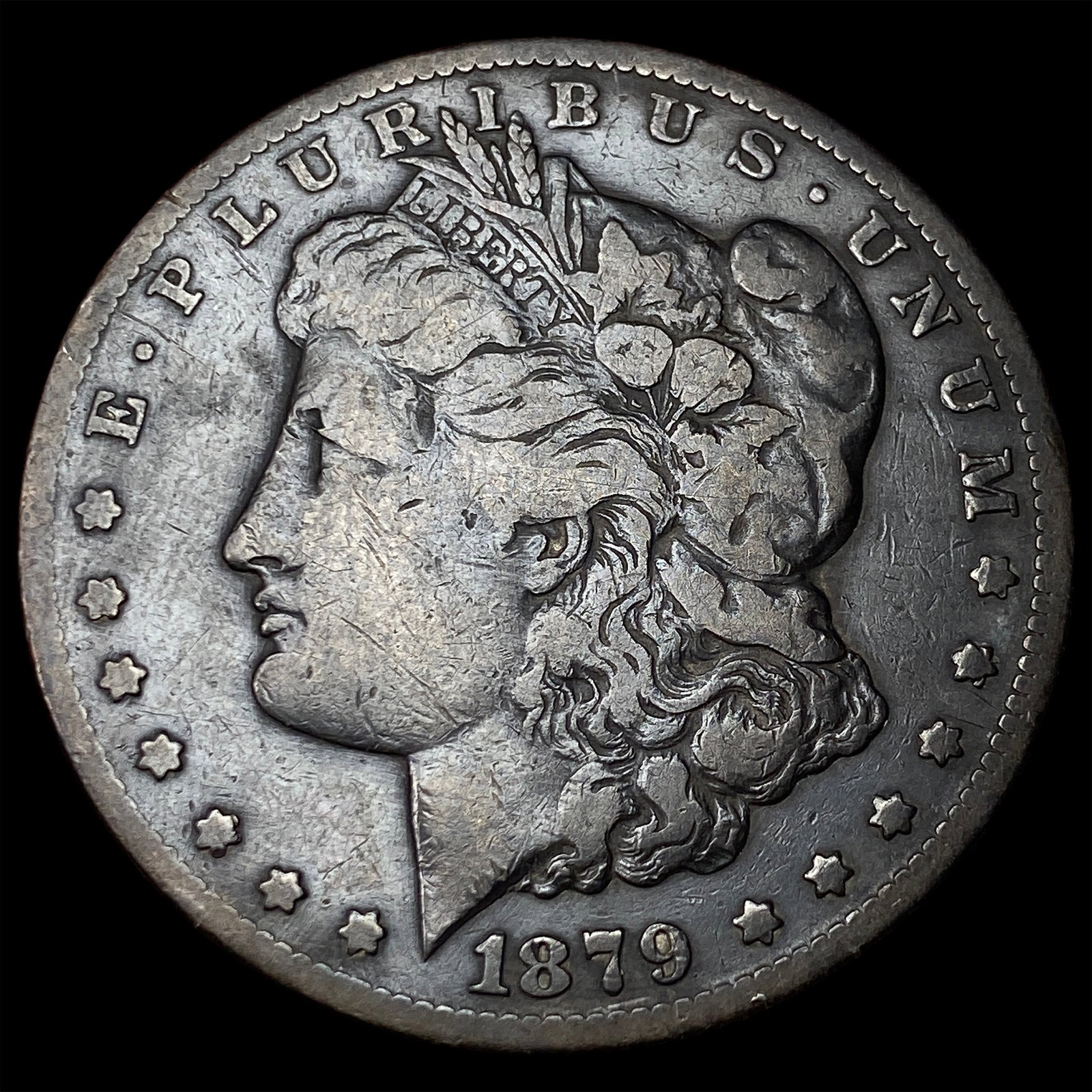 1879-S Silver Morgan Dollar LIGHTLY CIRCULATED: 1879-S Silver Morgan Dollar LIGHTLY CIRCULATED