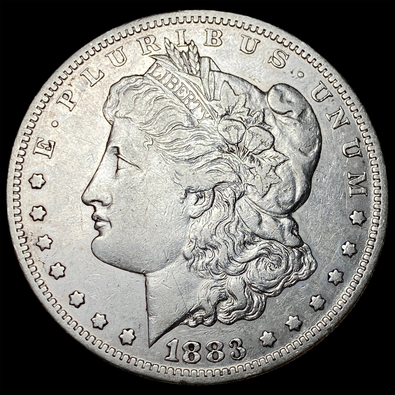 1883-CC Silver Morgan Dollar CLOSELY UNCIRCULATED: 1883-CC Silver Morgan Dollar CLOSELY UNCIRCULATED