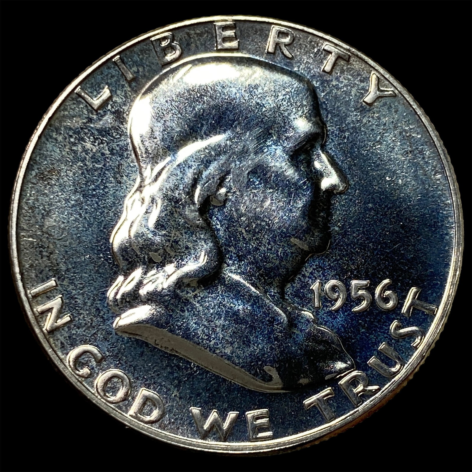 1956 Franklin Half Dollar CHOICE PROOF: 1956 Franklin Half Dollar CHOICE PROOF