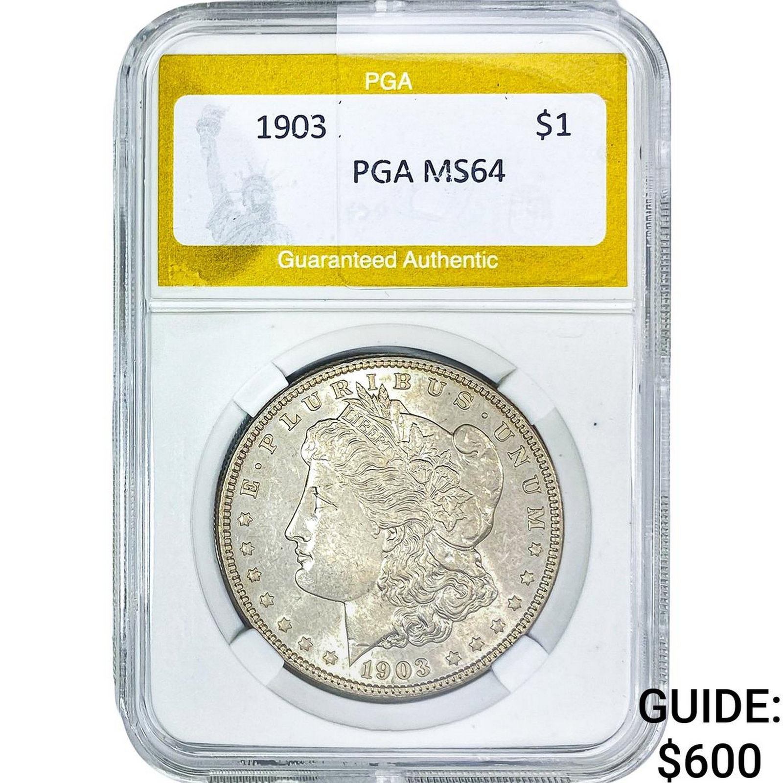 1903 Morgan Silver Dollar PGA MS64: 1903 Morgan Silver Dollar PGA MS64