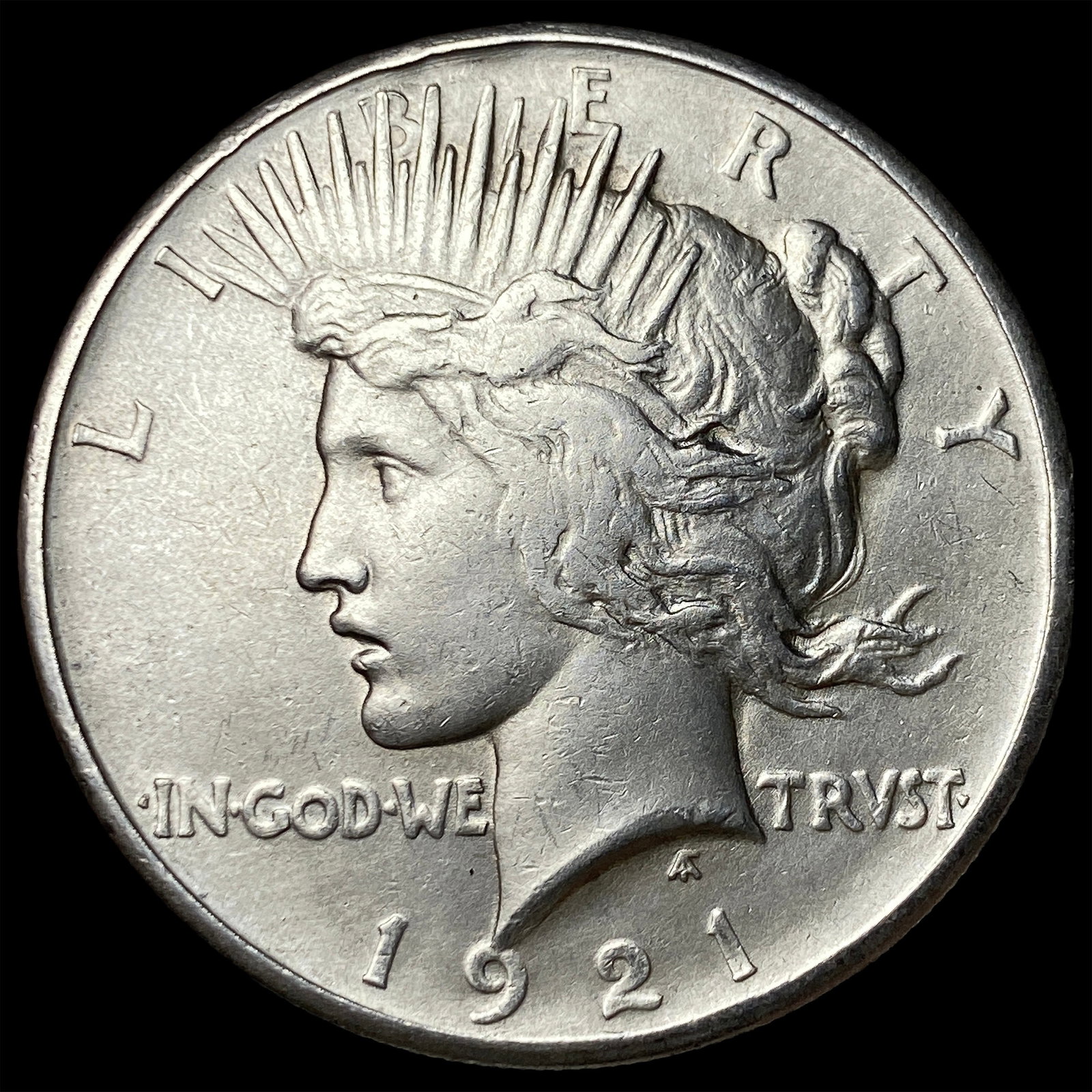 1921 Silver Peace Dollar CLOSELY UNCIRCULATED: 1921 Silver Peace Dollar CLOSELY UNCIRCULATED