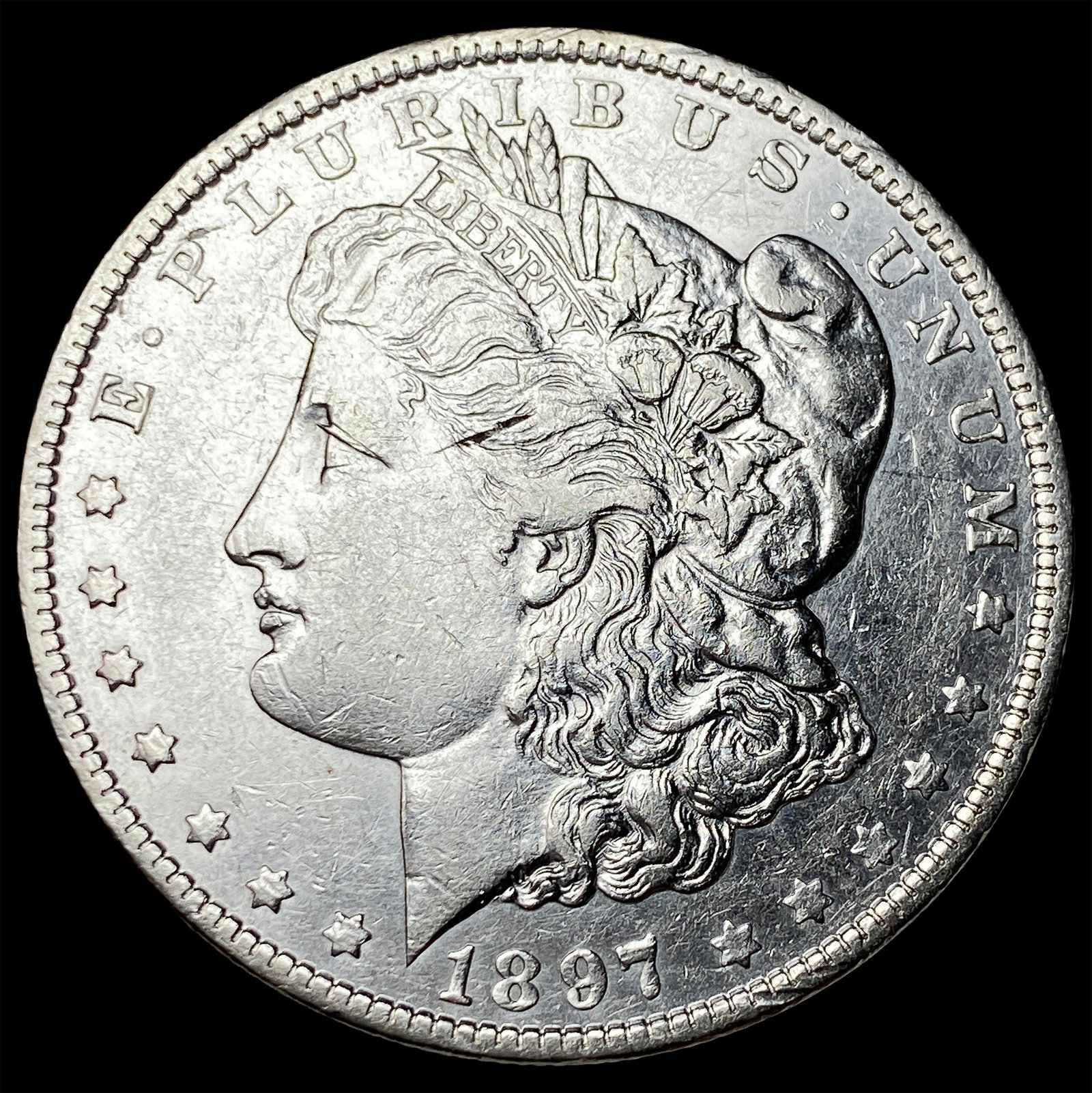 1897-O Silver Morgan Dollar CLOSELY UNCIRCULATED: 1897-O Silver Morgan Dollar CLOSELY UNCIRCULATED