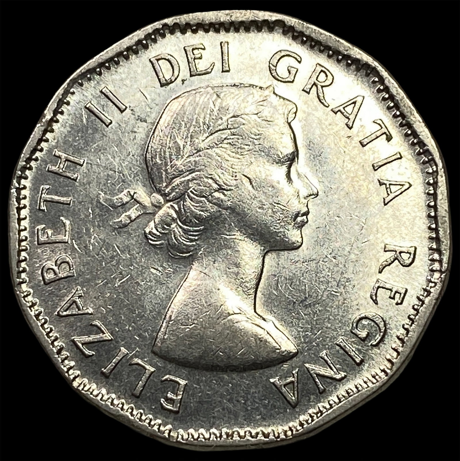 1958 Canada Silver 50 Cents: 1958 Canada Silver 50 Cents