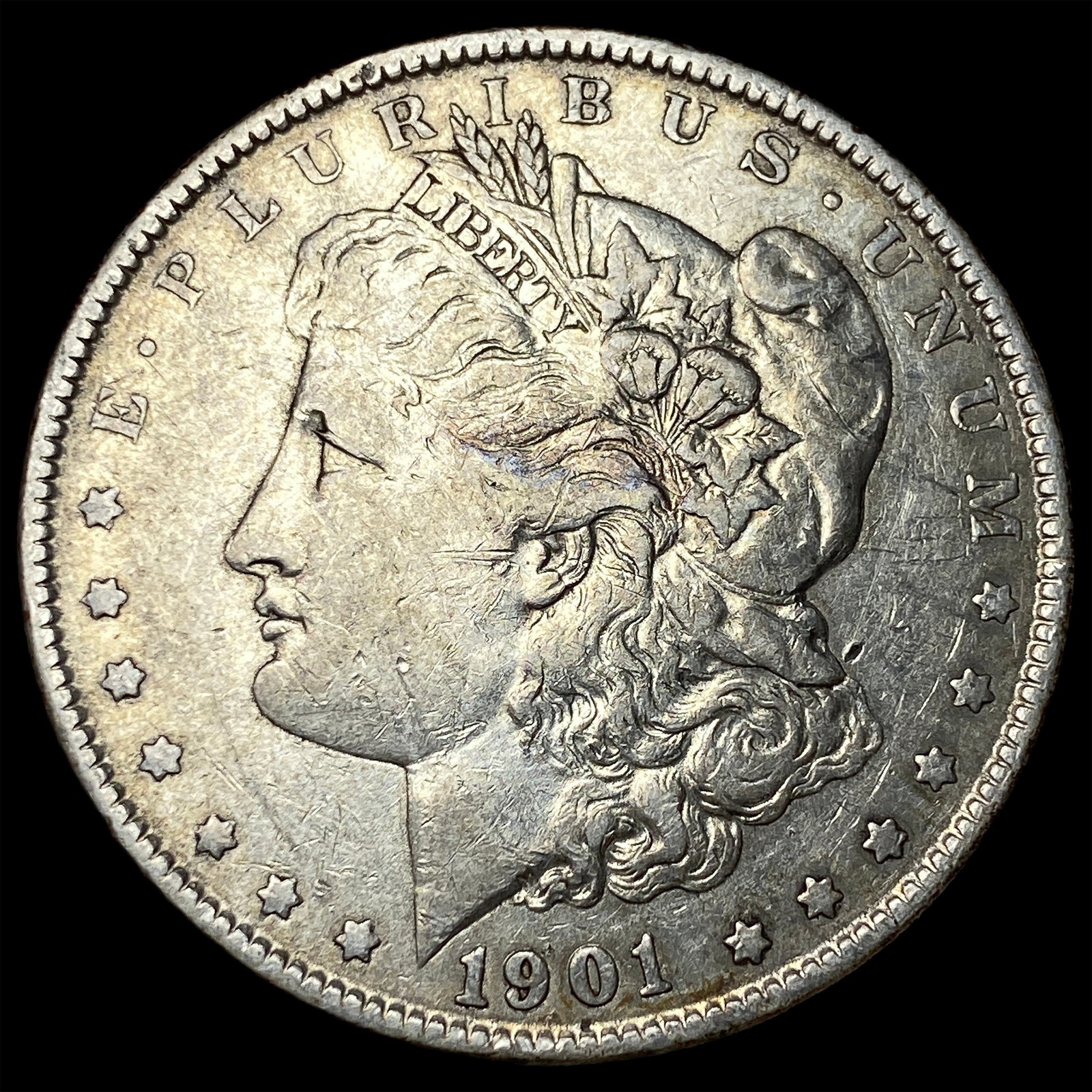 1901 Morgan Silver Dollar CLOSELY UNCIRCULATED: 1901 Morgan Silver Dollar CLOSELY UNCIRCULATED