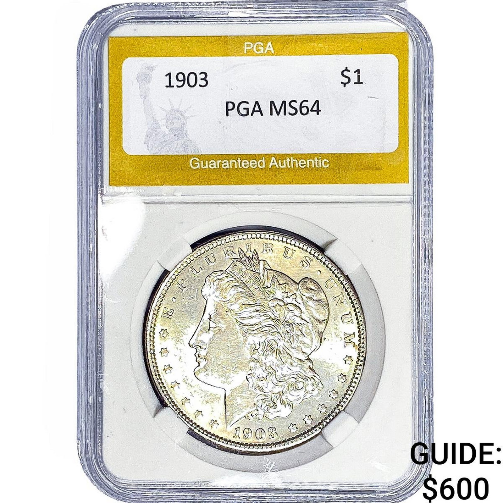 1903 Morgan Silver Dollar PGA MS64: 1903 Morgan Silver Dollar PGA MS64