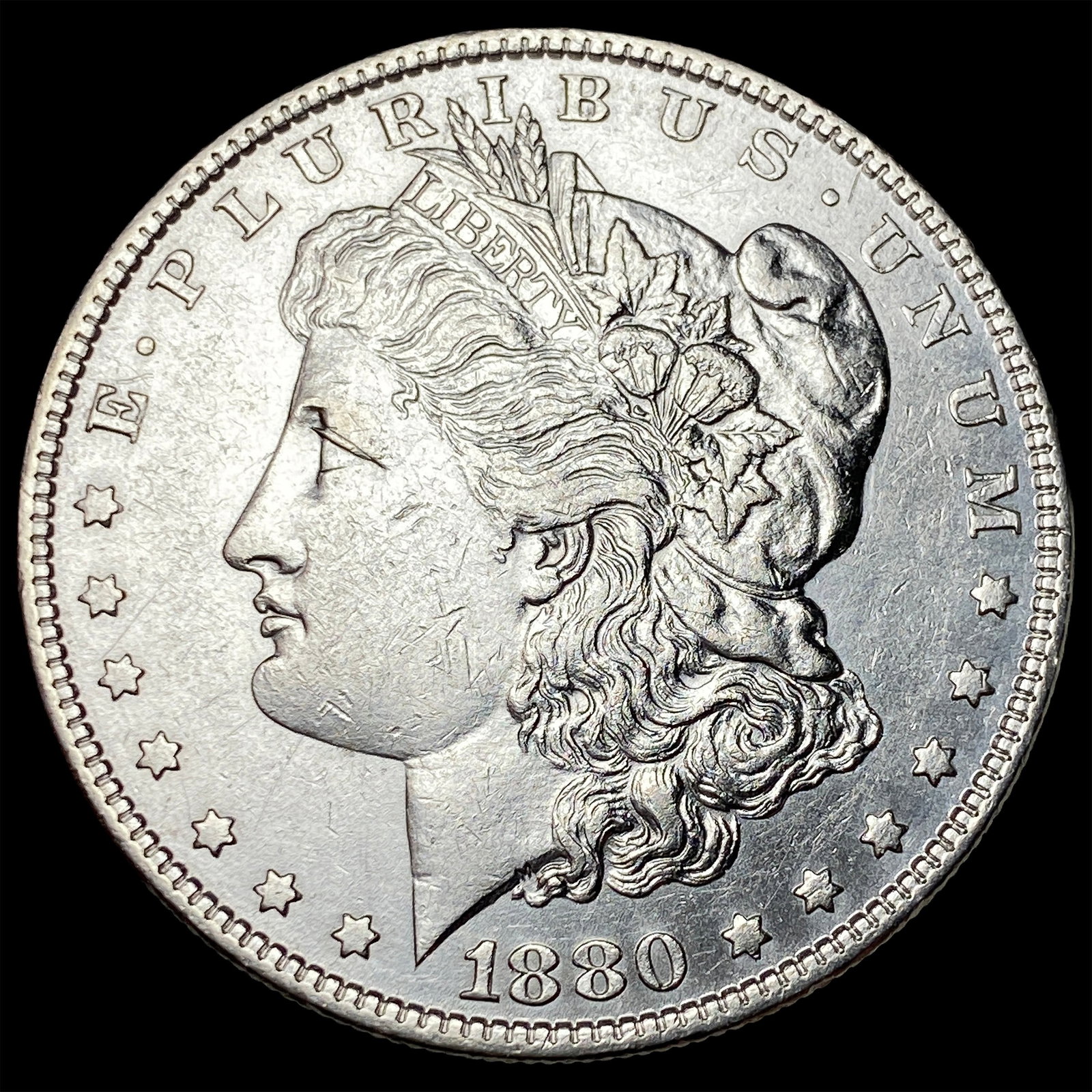 1880-O Morgan Silver Dollar CHOICE AU: 1880-O Morgan Silver Dollar CHOICE AU