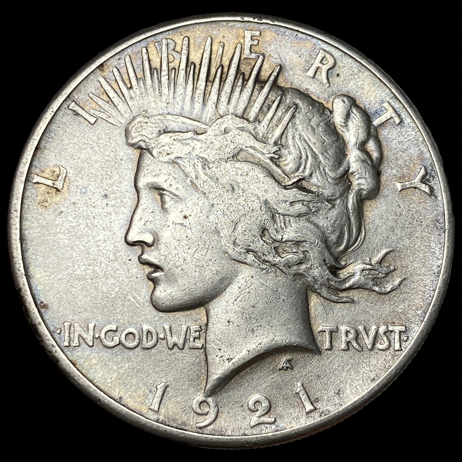1921 Silver Peace Dollar CLOSELY UNCIRCULATED: 1921 Silver Peace Dollar CLOSELY UNCIRCULATED