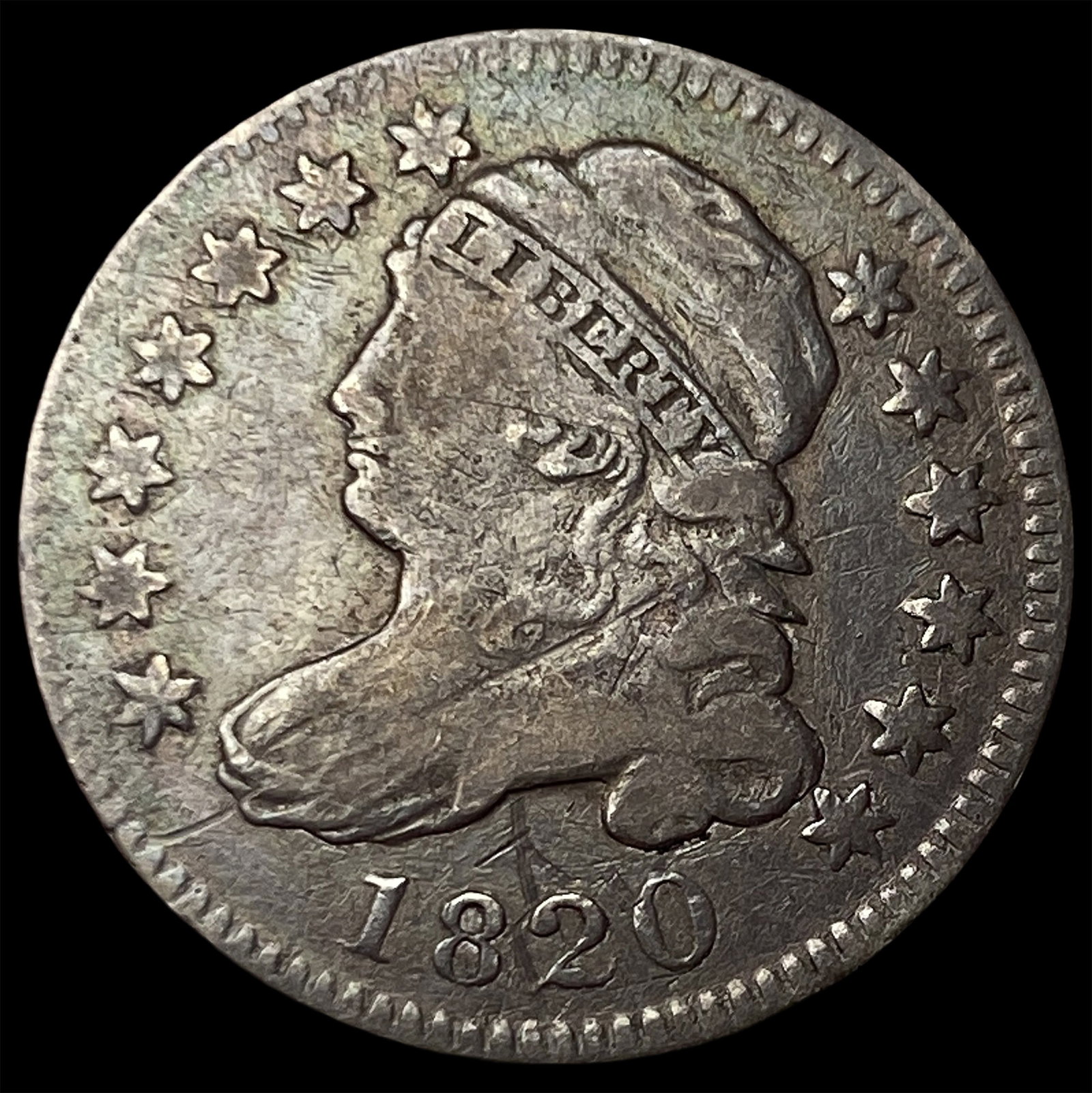 1820 Capped Bust Dime LIGHTLY CIRCULATED (1 of 2)