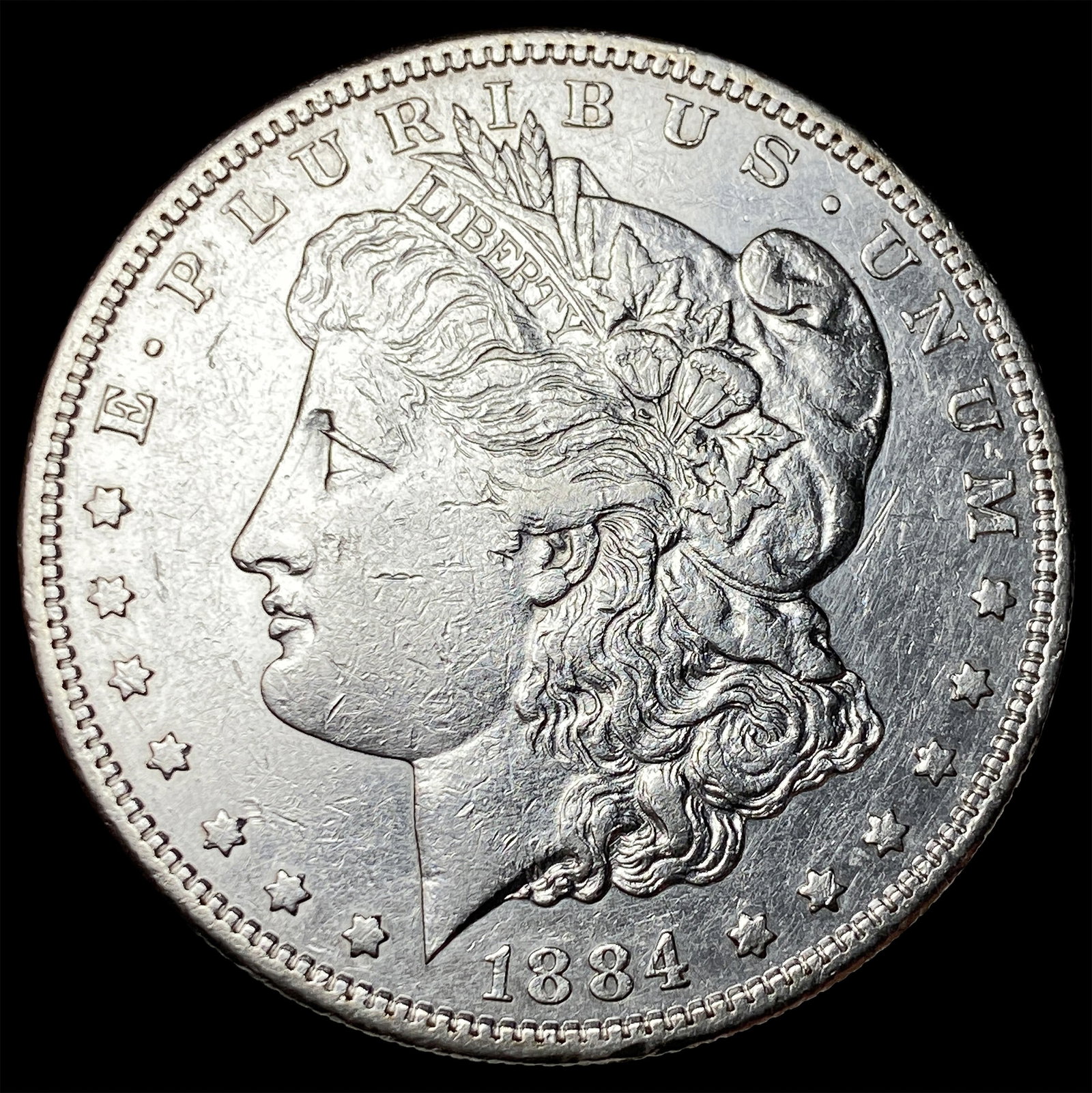 1884 Morgan Silver Dollar CLOSELY UNCIRCULATED: 1884 Morgan Silver Dollar CLOSELY UNCIRCULATED