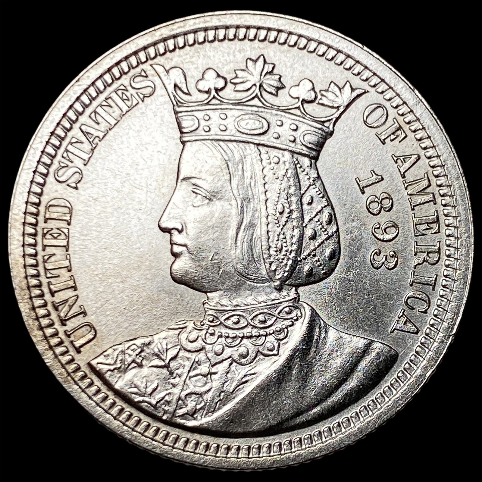 1893 Columbian Exposition Board of Lady Managers Medal UNCIRCULATED: 1893 Columbian Exposition Board of Lady Managers Medal UNCIRCULATED