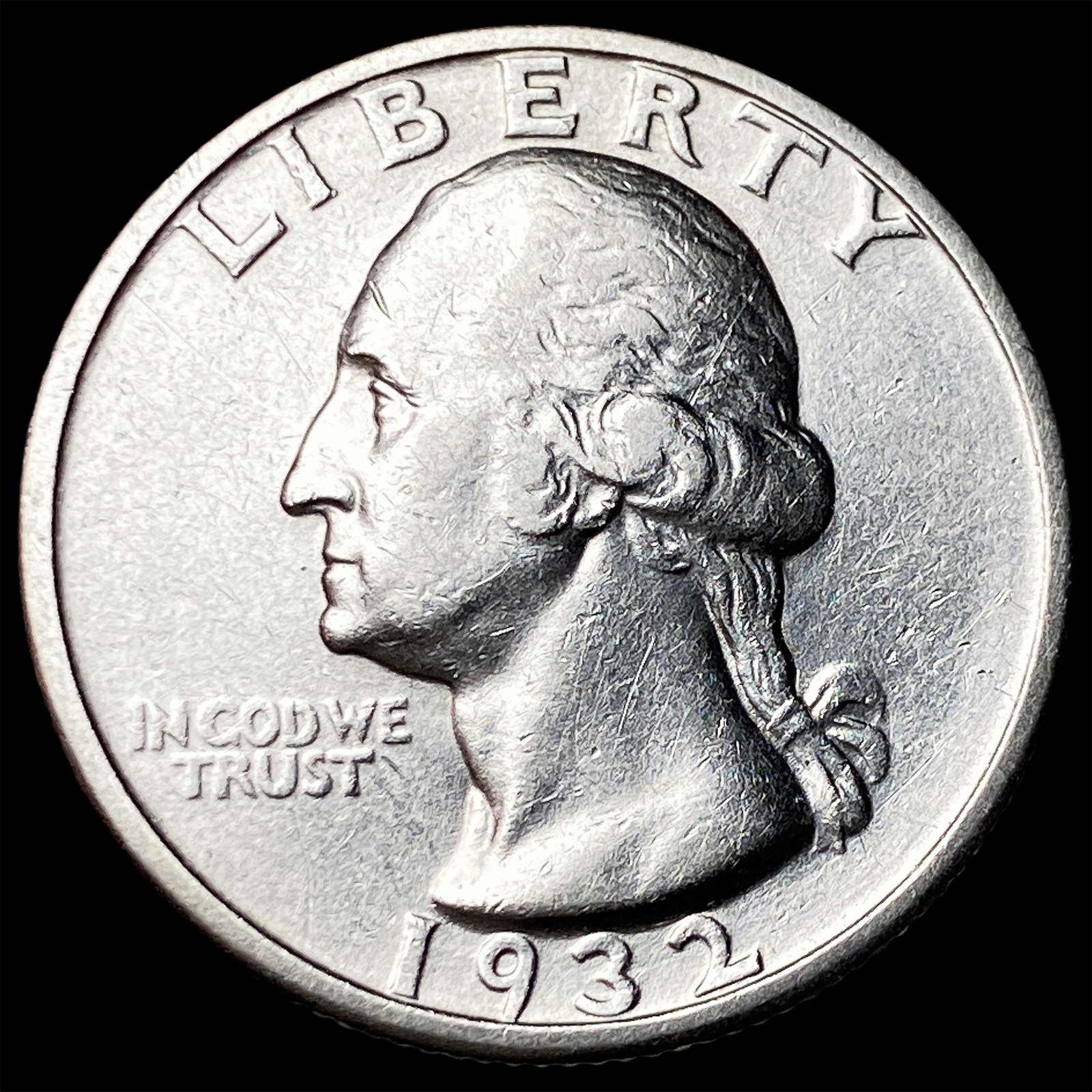 1932-S Silver Washington Quarter CLOSELY UNCIRCULATED: 1932-S Silver Washington Quarter CLOSELY UNCIRCULATED