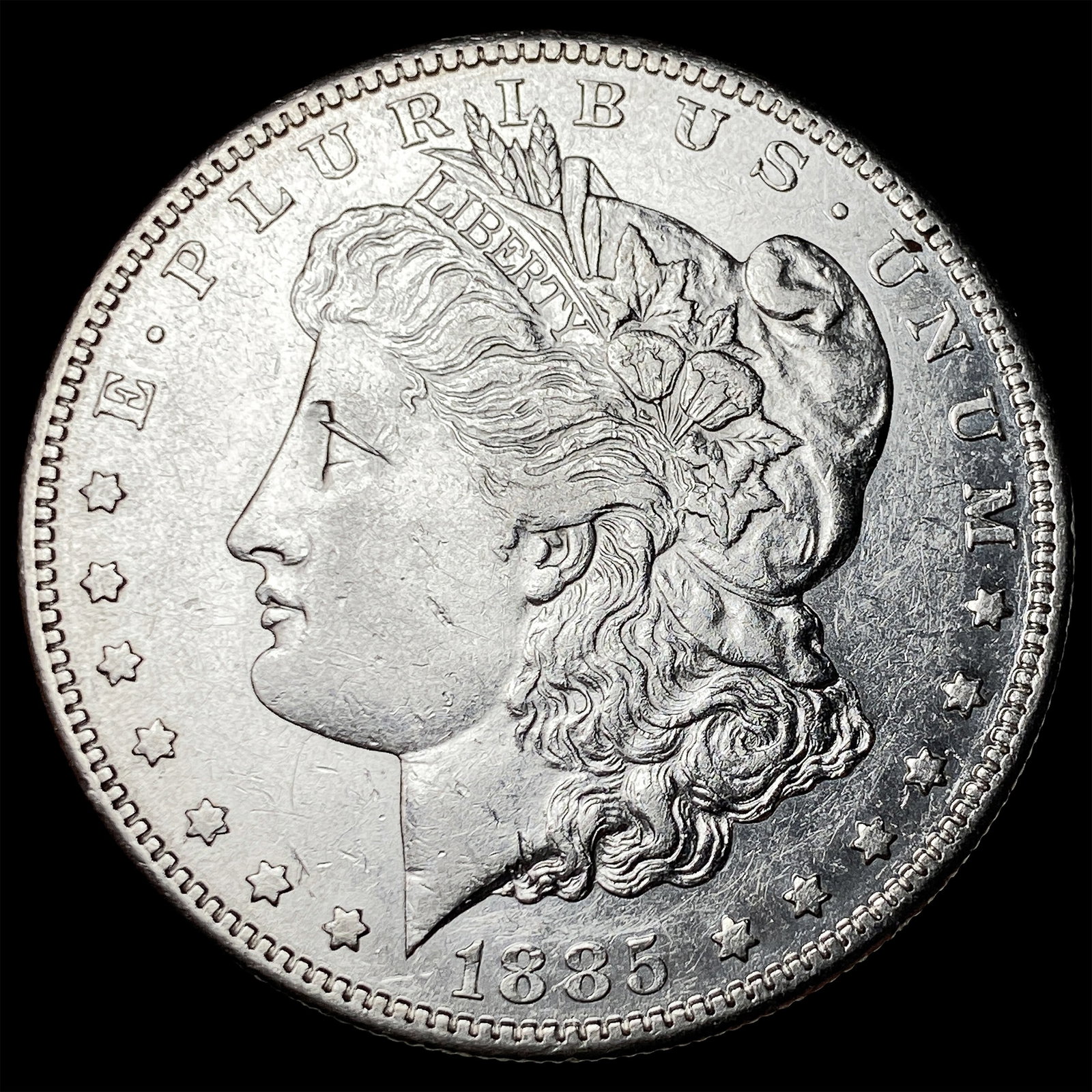 1885-S Silver Morgan Dollar UNCIRCULATED: 1885-S Silver Morgan Dollar UNCIRCULATED