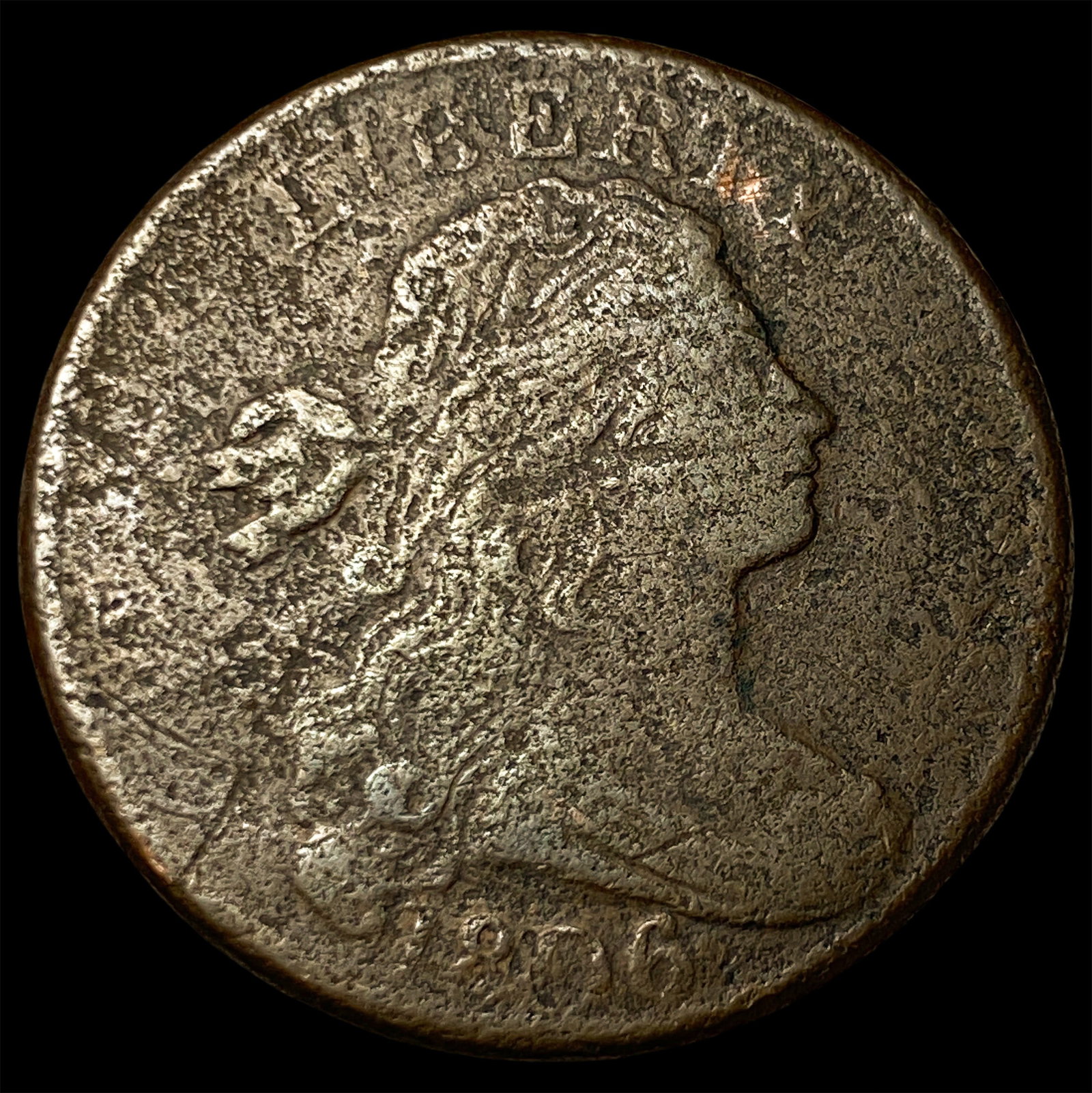 1806 Draped Bust Large Cent LIGHTLY CIRCULATED: 1806 Draped Bust Large Cent LIGHTLY CIRCULATED