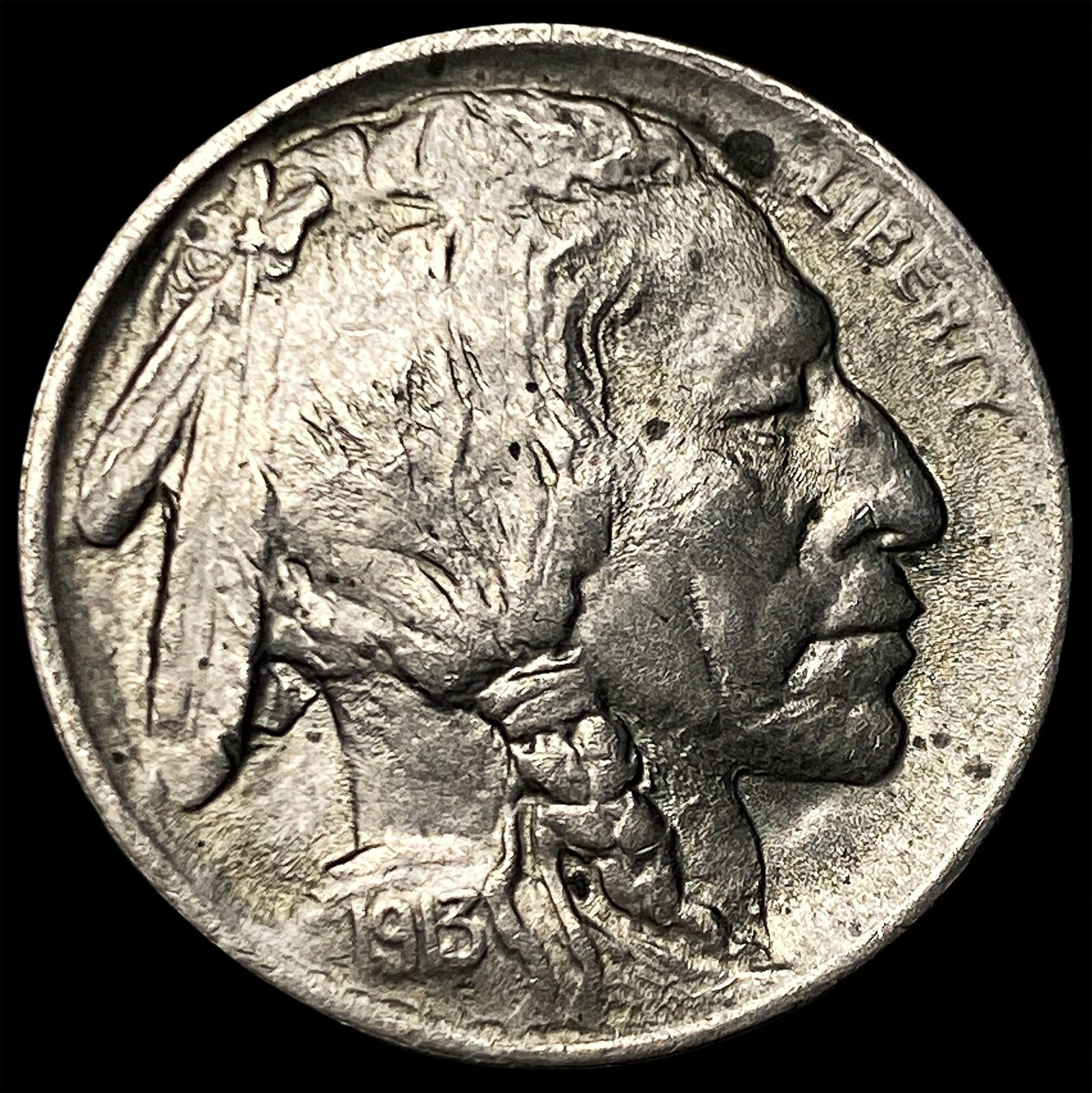 1913 Type 1 Buffalo Nickel CHOICE BU: 1913 Type 1 Buffalo Nickel CHOICE BU