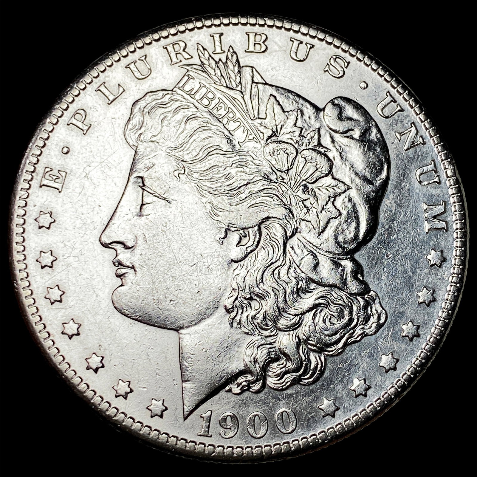 1900-S Silver Morgan Dollar CHOICE AU: 1900-S Silver Morgan Dollar CHOICE AU
