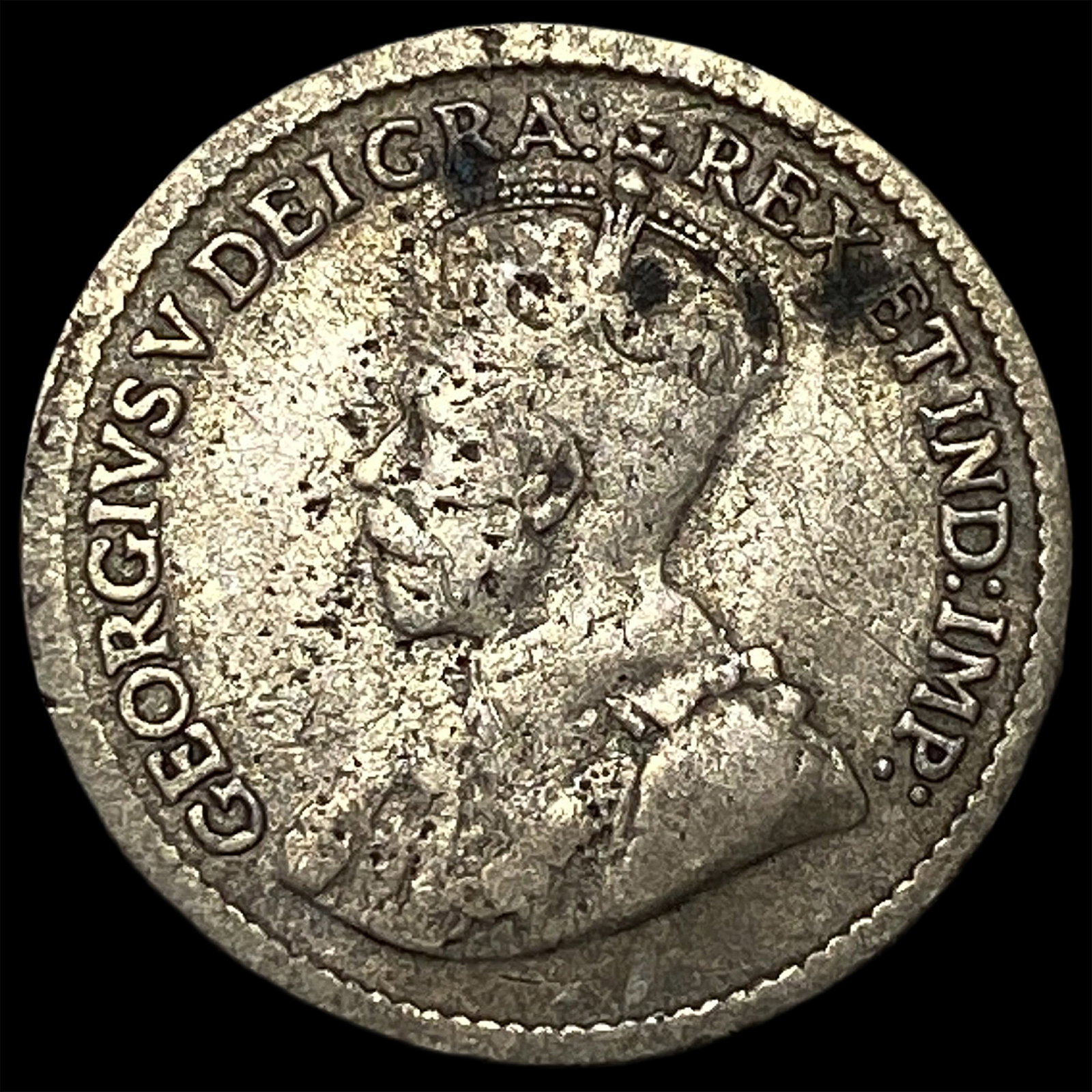 1918 Canada Silver 5 Cents: 1918 Canada Silver 5 Cents