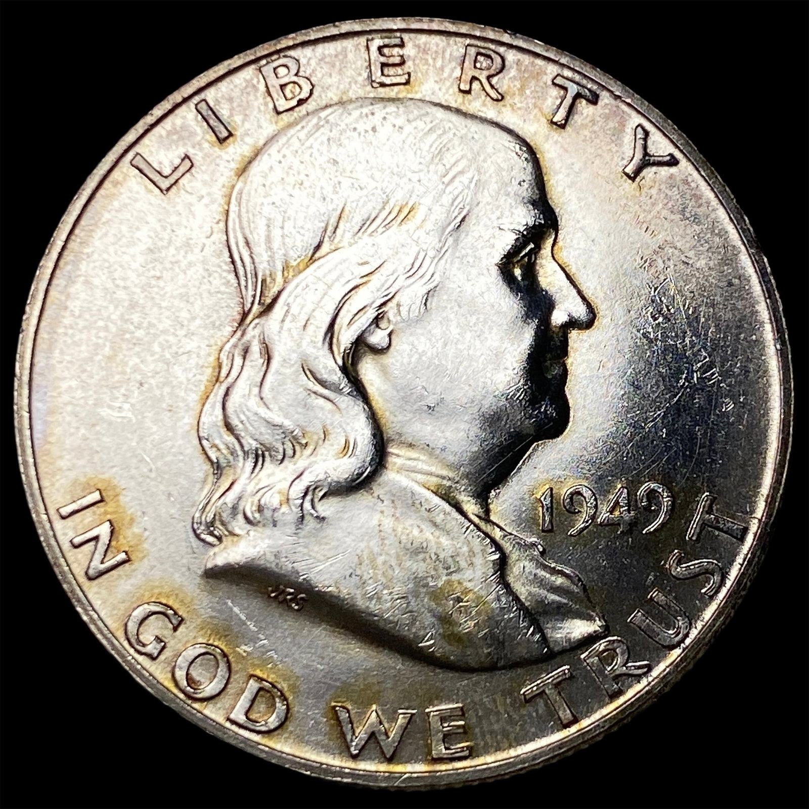 1949-D Silver Half Dollar Franklin GEM BU: 1949-D Silver Half Dollar Franklin GEM BU