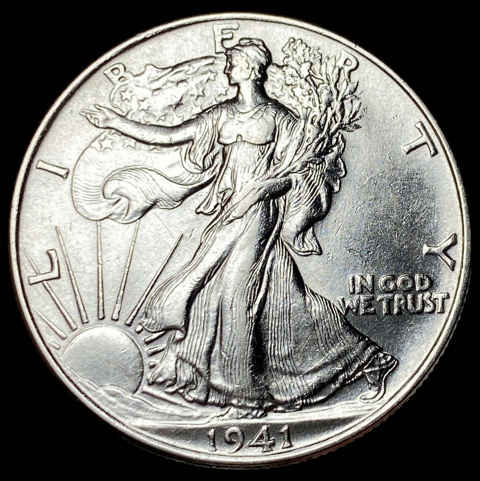1941 Silver Half Dollar UNCIRCULATED: 1941 Silver Half Dollar UNCIRCULATED