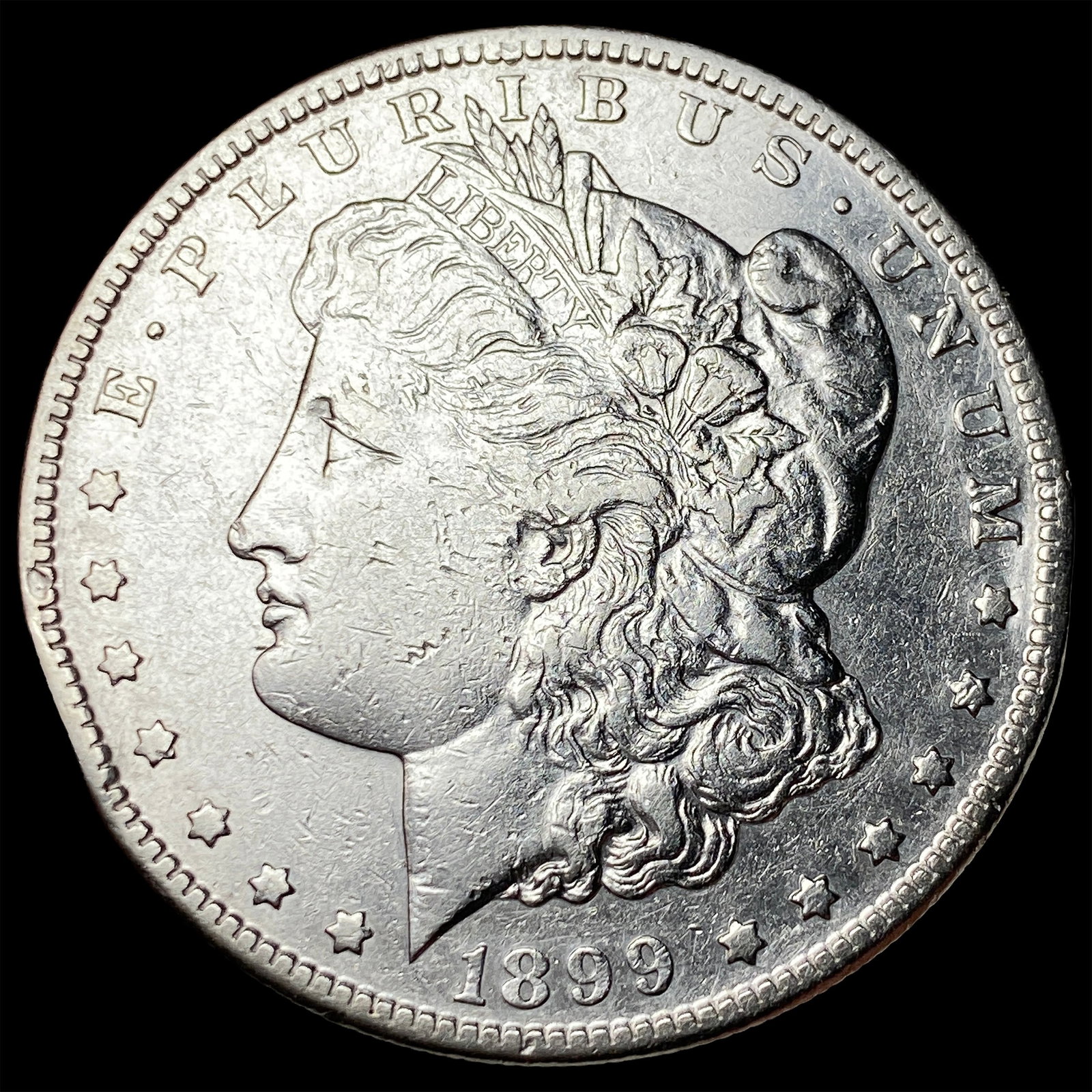 1899-S Silver Morgan Dollar NEARLY UNCIRCULATED: 1899-S Silver Morgan Dollar NEARLY UNCIRCULATED