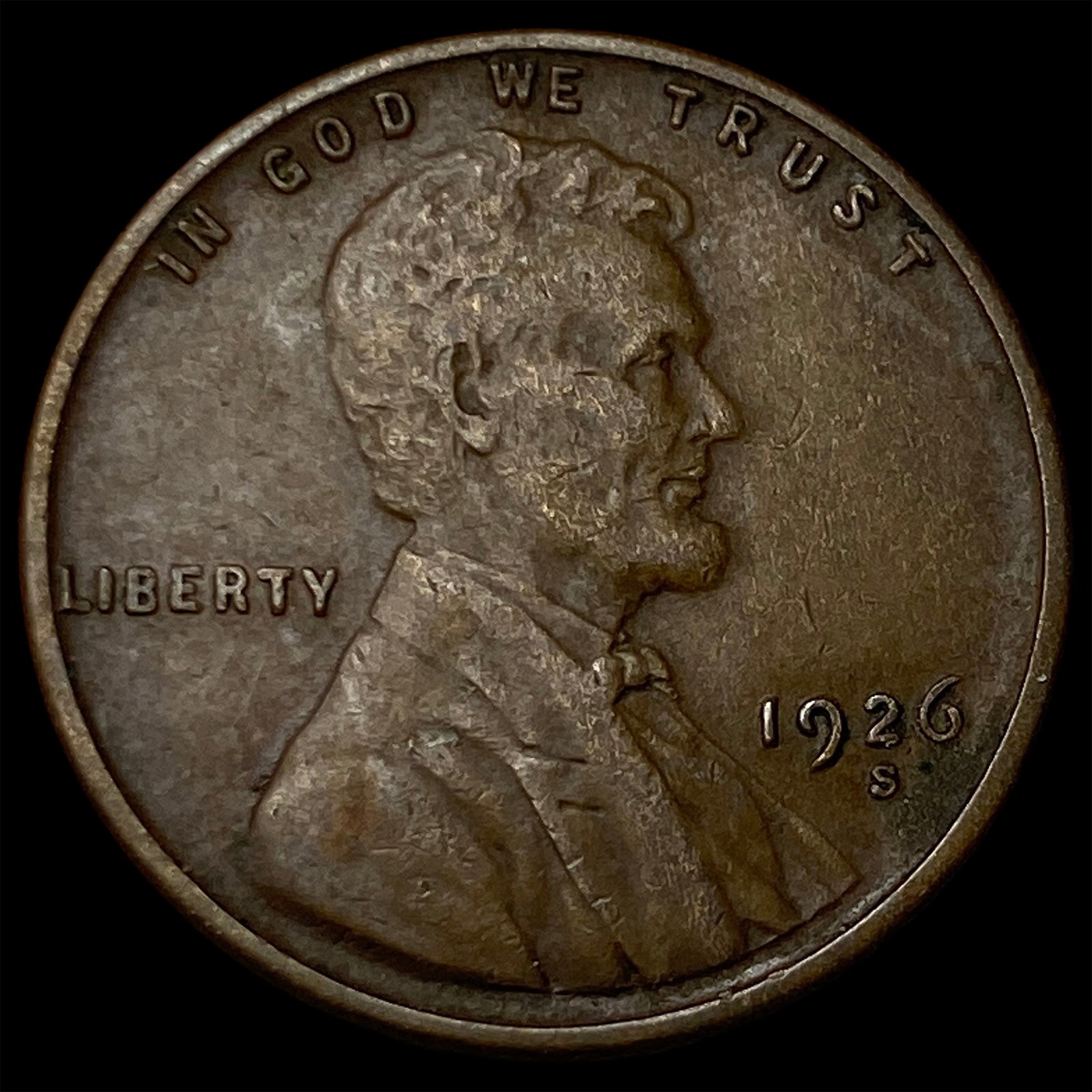 1926-S Lincoln Wheat Cent NEARLY UNCIRCULATED: 1926-S Lincoln Wheat Cent NEARLY UNCIRCULATED
