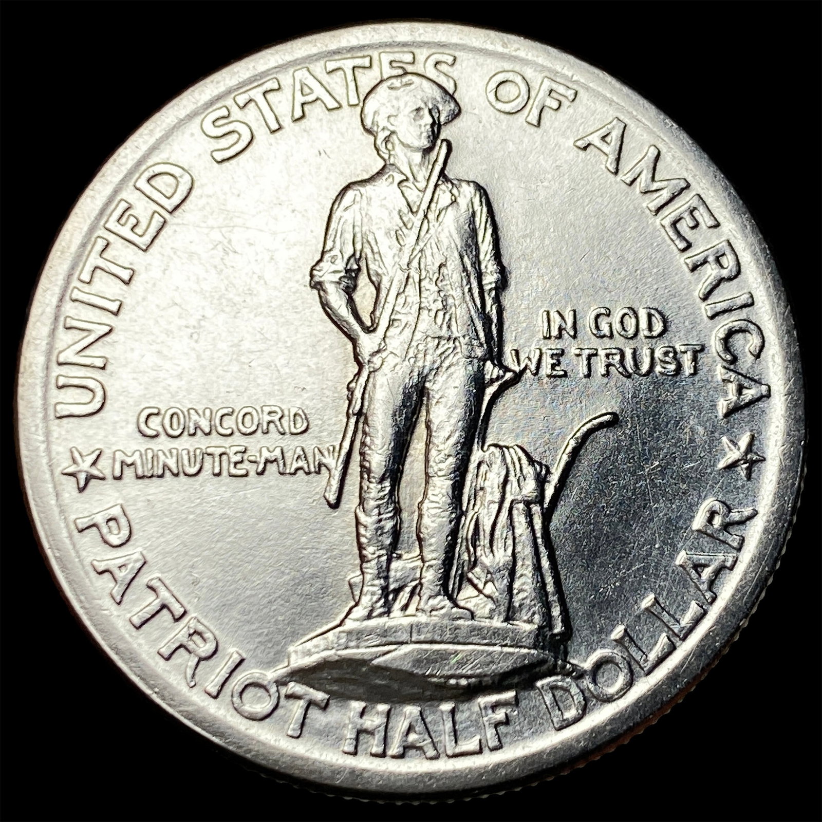 1925 Silver Lexington-Concord Half Dollar UNCIRCULATED: 1925 Silver Lexington-Concord Half Dollar UNCIRCULATED