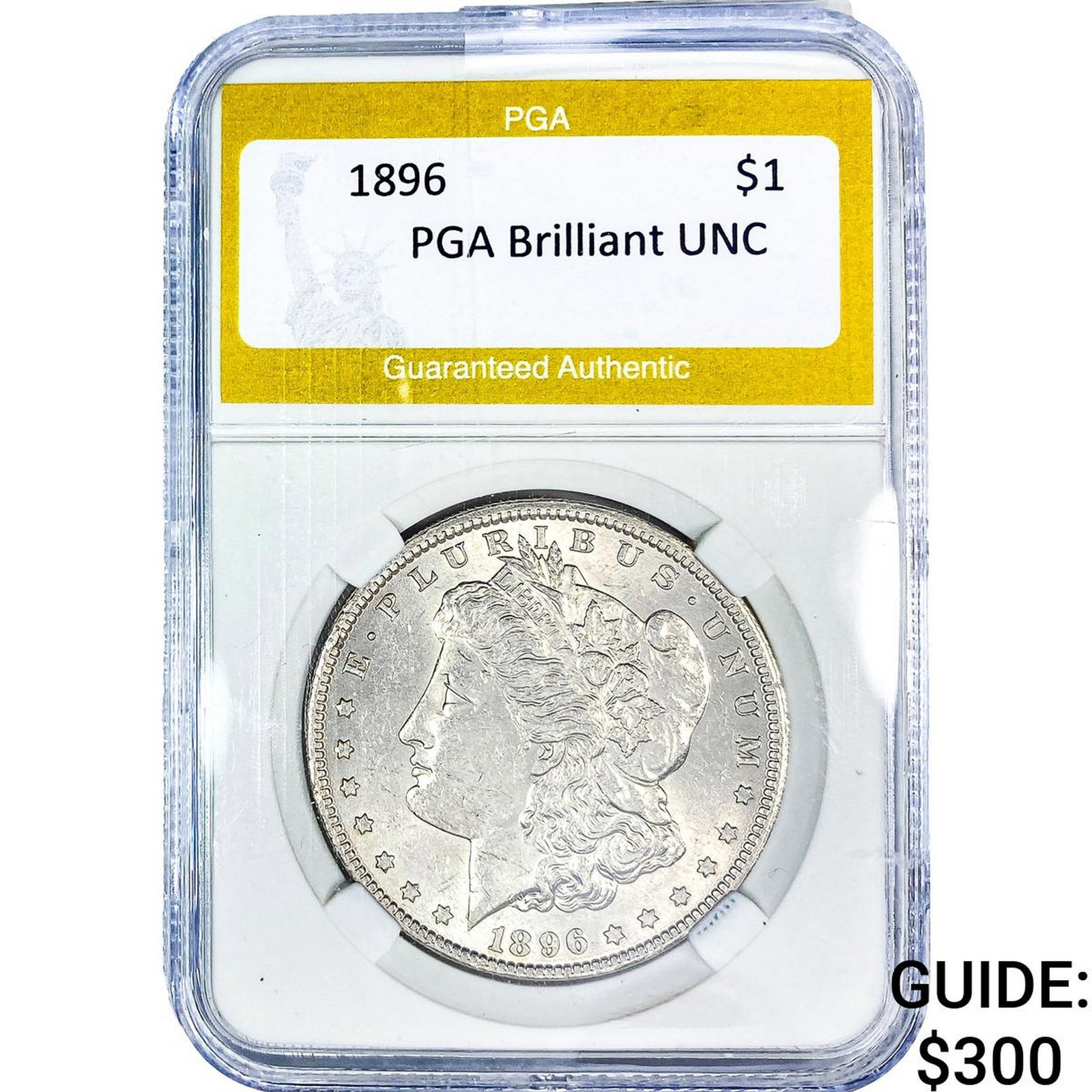 1896 Morgan Silver Dollar PGA Brilliant UNC (1 of 2)