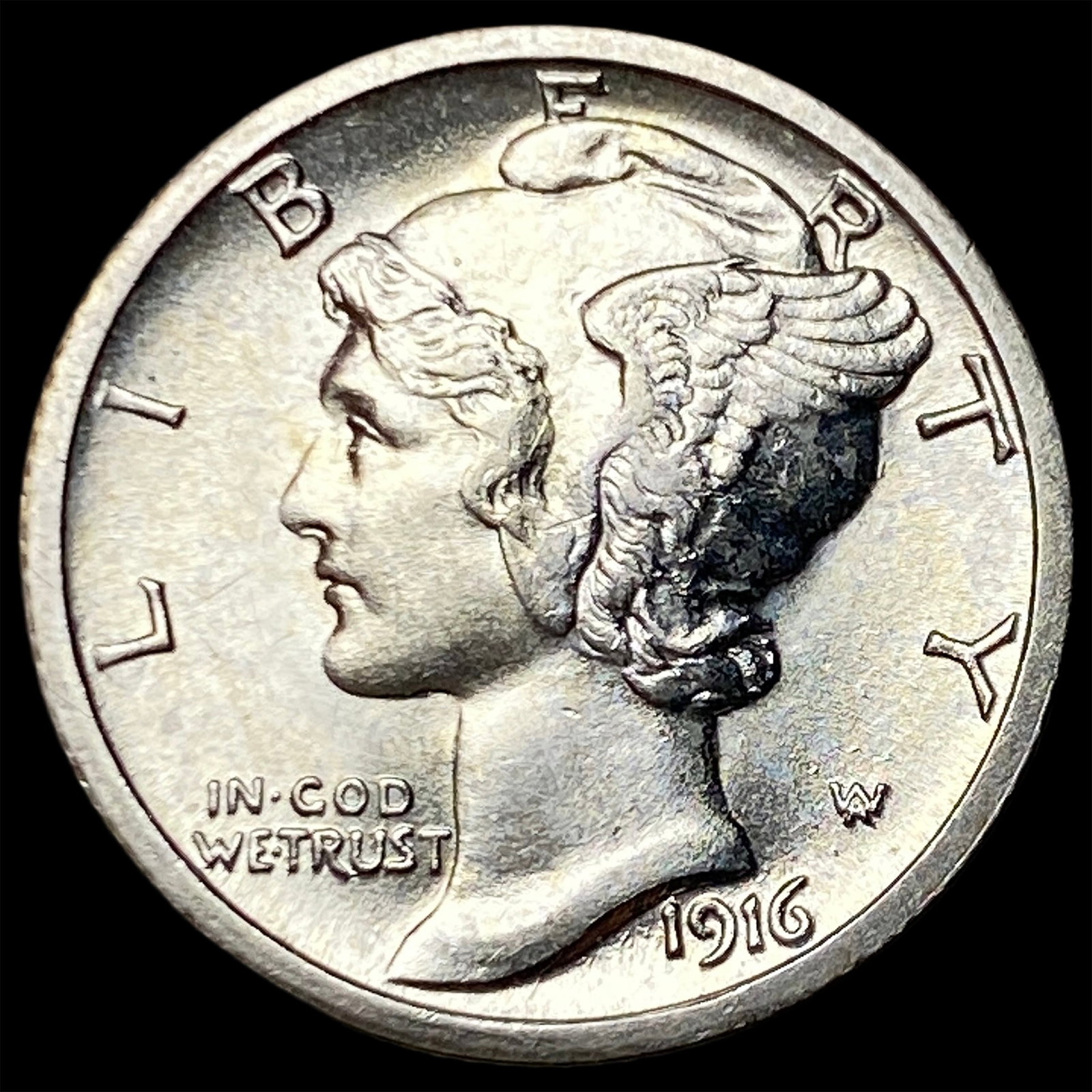 1916 Mercury Dime CHOICE BU: 1916 Mercury Dime CHOICE BU