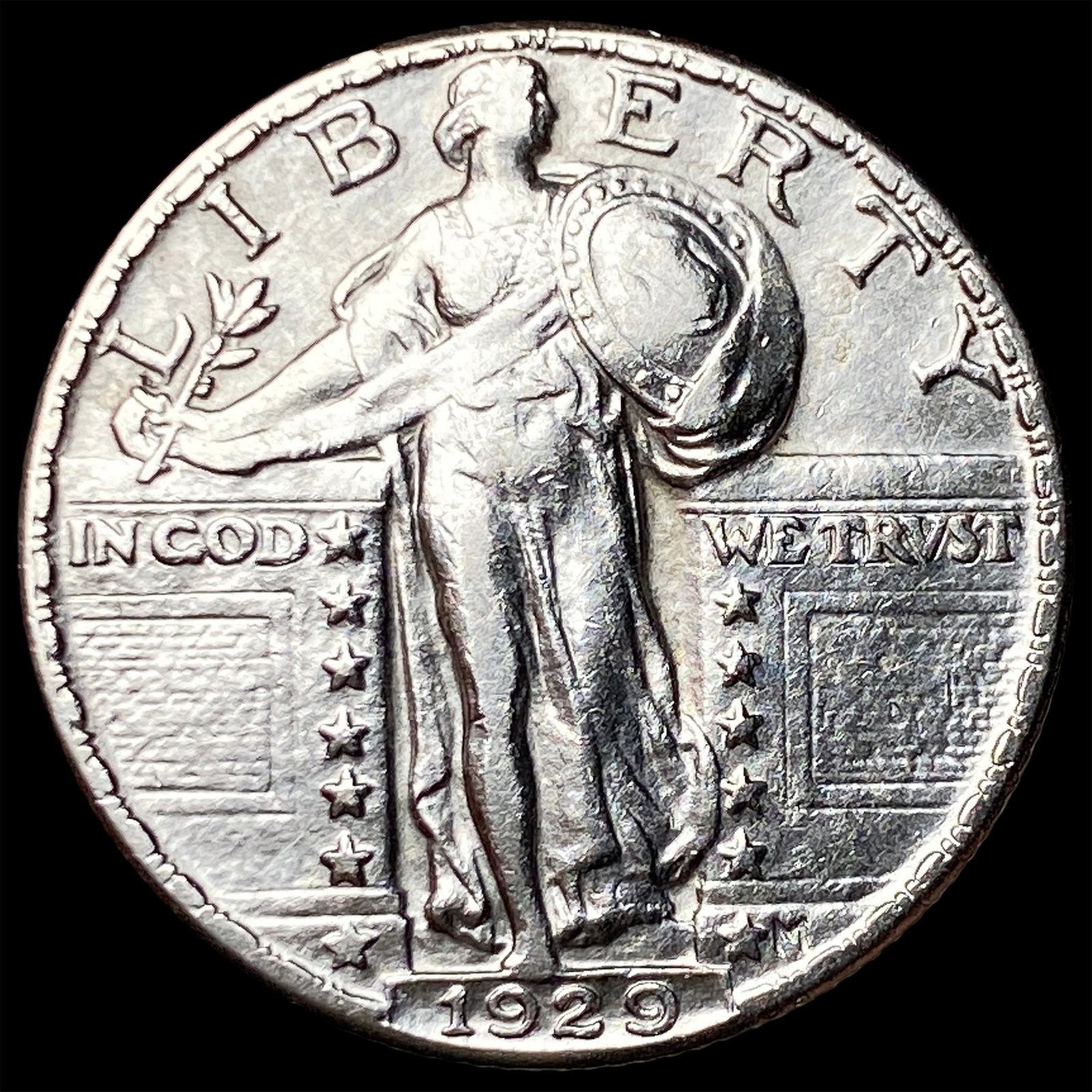 1929 Standing Liberty Quarter CHOICE AU: 1929 Standing Liberty Quarter CHOICE AU