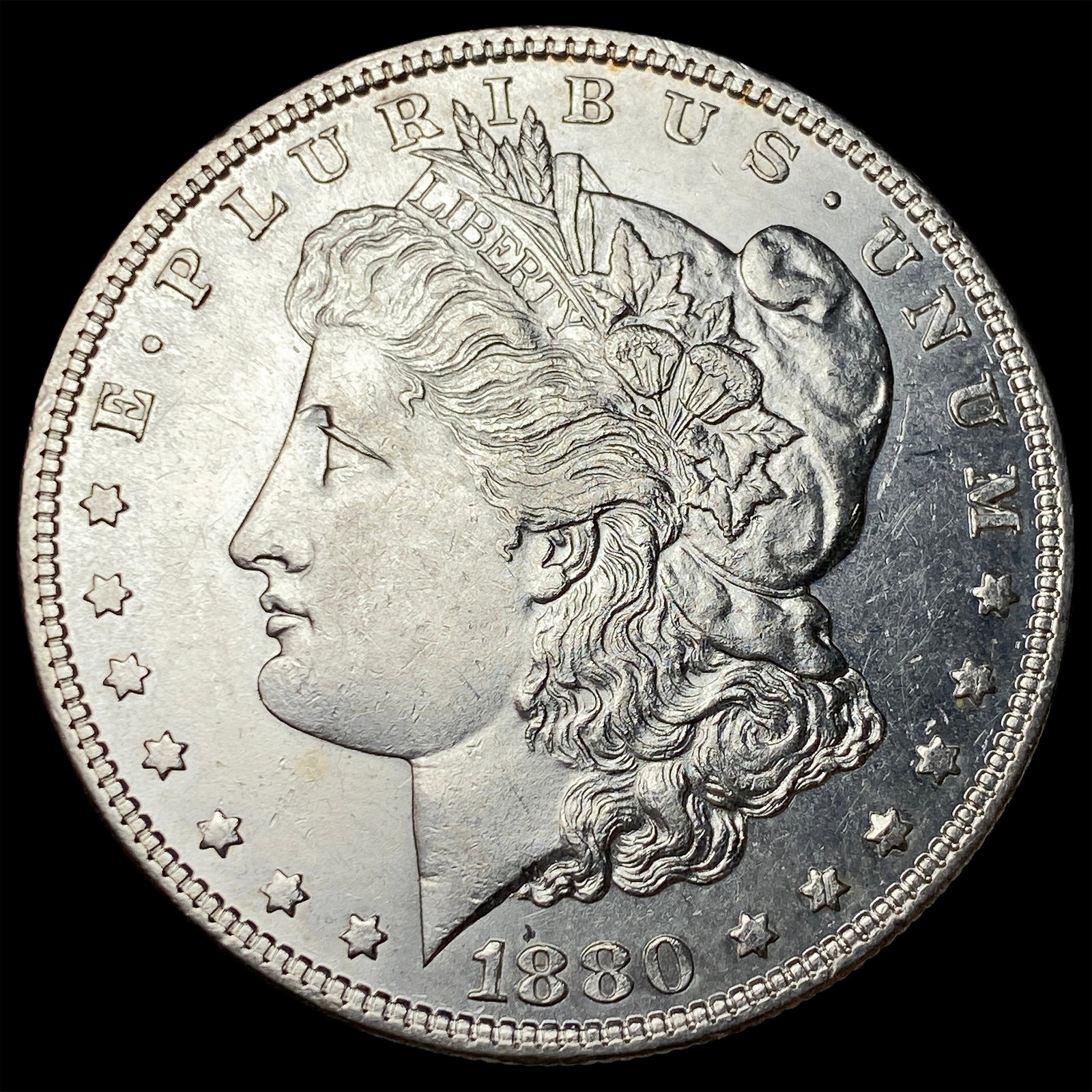 1880-O Micro O Morgan Silver Dollar UNCIRCULATED: 1880-O Micro O Morgan Silver Dollar UNCIRCULATED