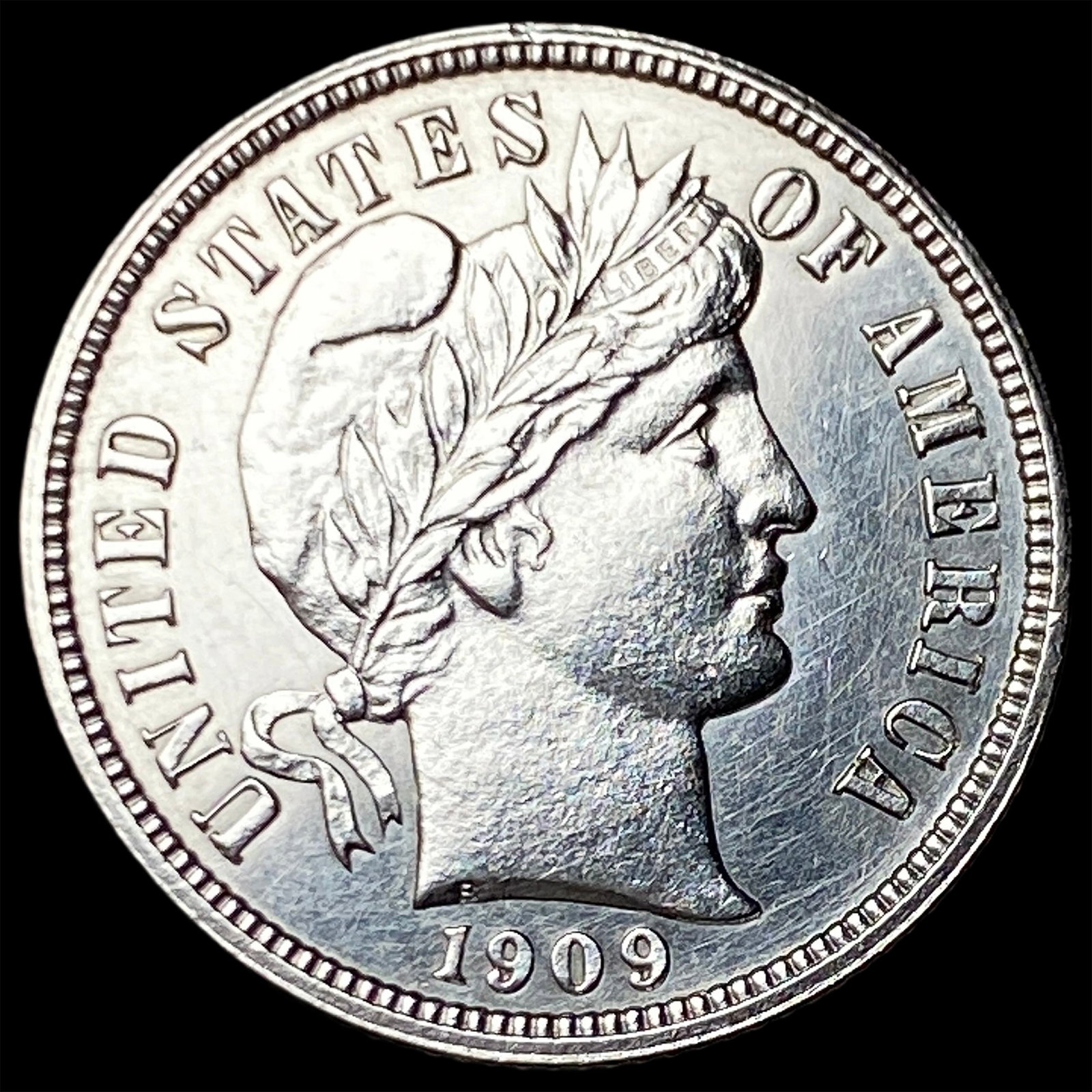 1909 Barber Dime UNCIRCULATED: 1909 Barber Dime UNCIRCULATED