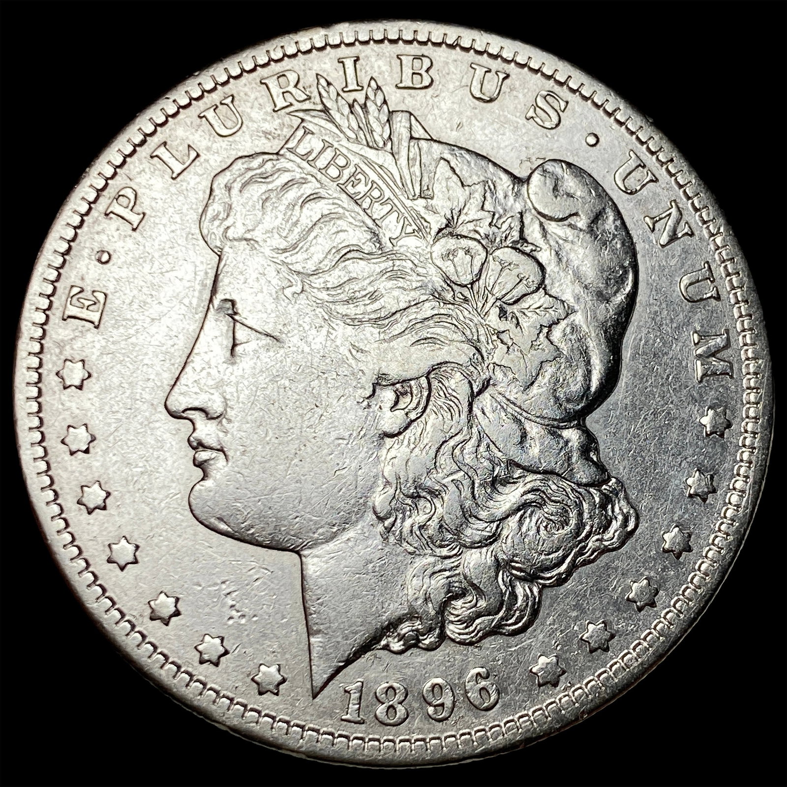 1896-S Silver Morgan Dollar CLOSELY UNCIRCULATED: 1896-S Silver Morgan Dollar CLOSELY UNCIRCULATED
