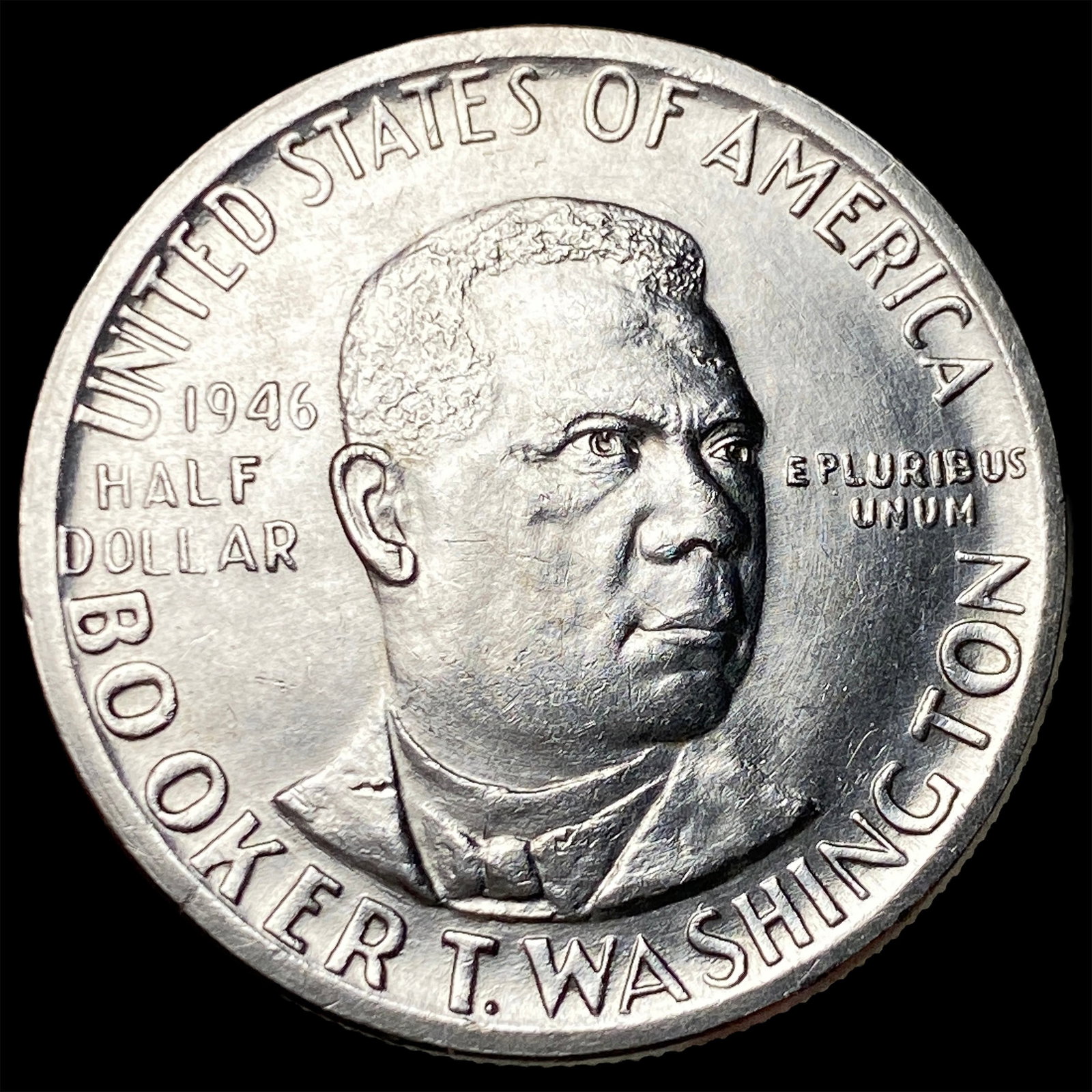 1946 Silver Half Dollar Booker T. Washington CHOICE BU: 1946 Silver Half Dollar Booker T. Washington CHOICE BU