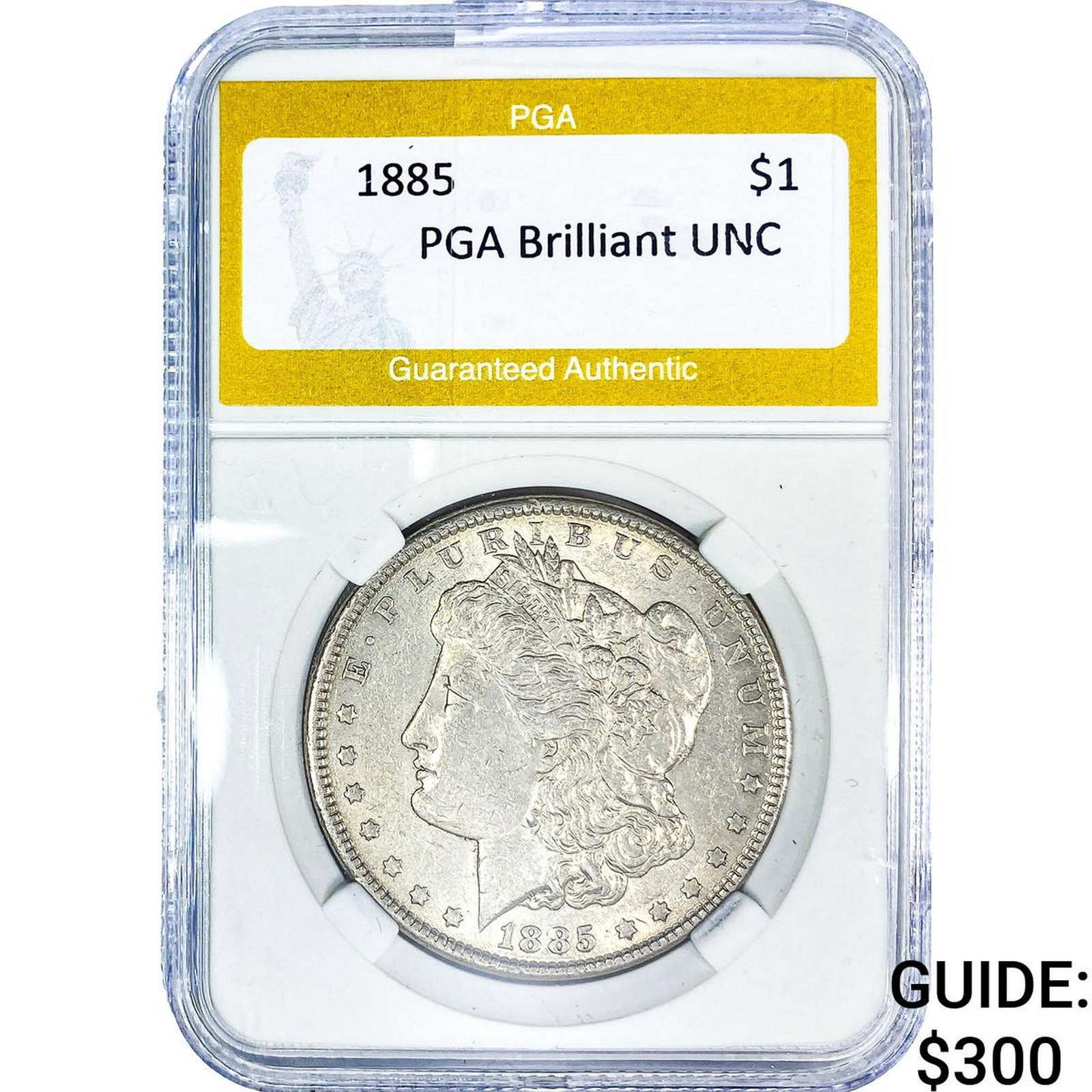 1885 Morgan Silver Dollar PGA Brilliant UNC (1 of 2)