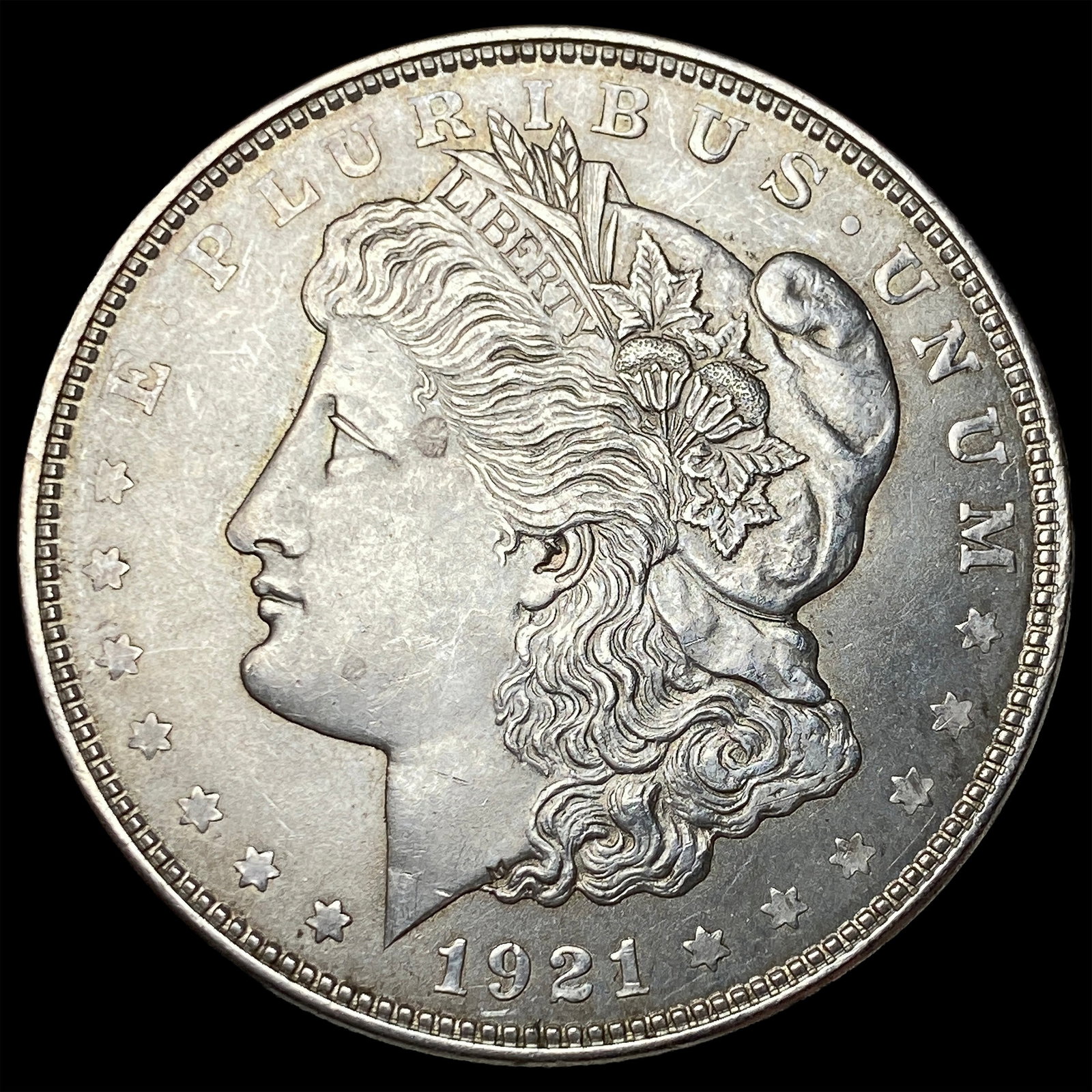 1921 Silver Morgan Dollar CHOICE BU: 1921 Silver Morgan Dollar CHOICE BU
