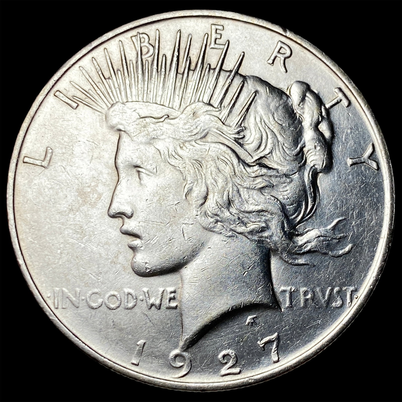 1927 Peace Silver Dollar CHOICE BU: 1927 Peace Silver Dollar CHOICE BU