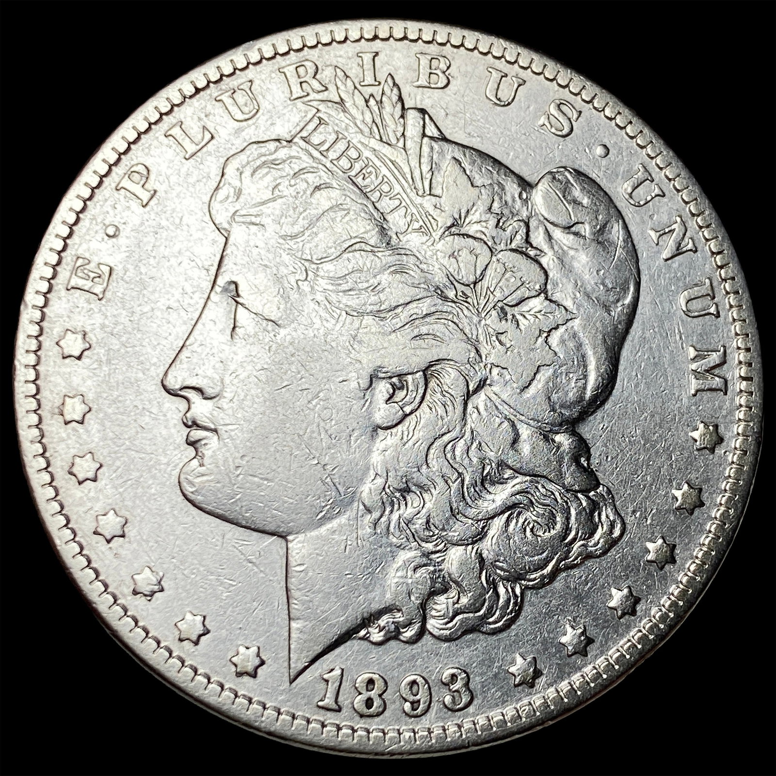 1893 Morgan Silver Dollar CLOSELY UNCIRCULATED (1 of 2)