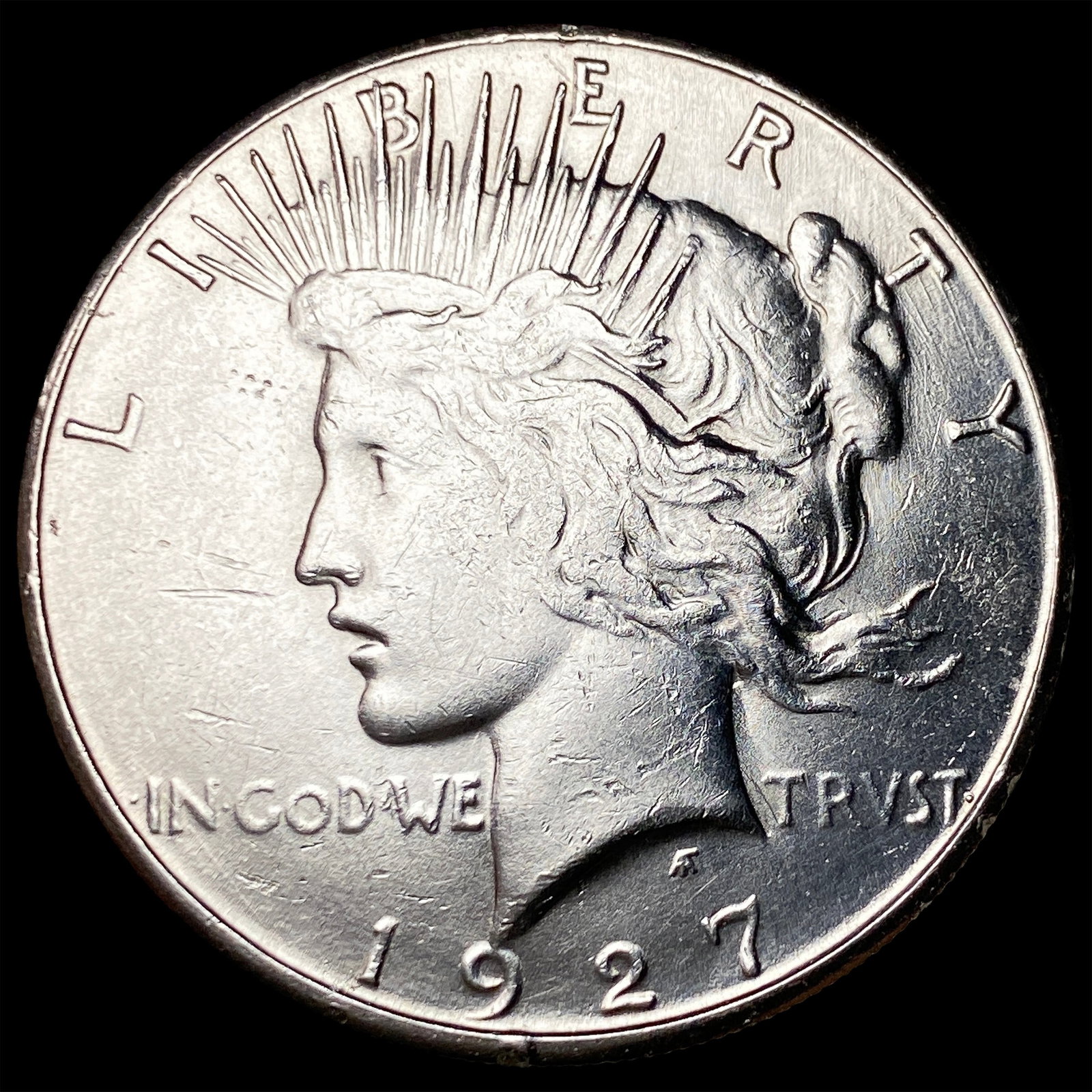 1927-S Silver Peace Dollar UNCIRCULATED: 1927-S Silver Peace Dollar UNCIRCULATED