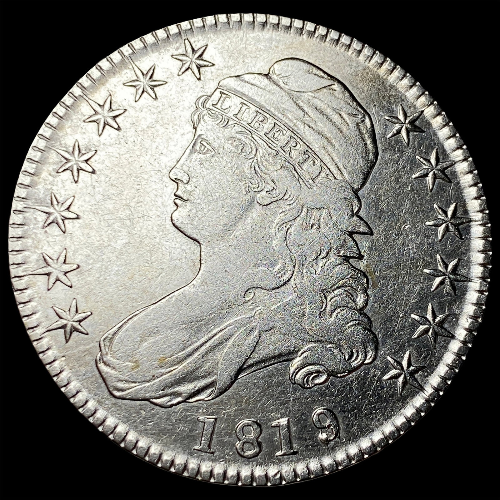 1819 Capped Bust Half Dollar UNCIRCULATED: 1819 Capped Bust Half Dollar UNCIRCULATED
