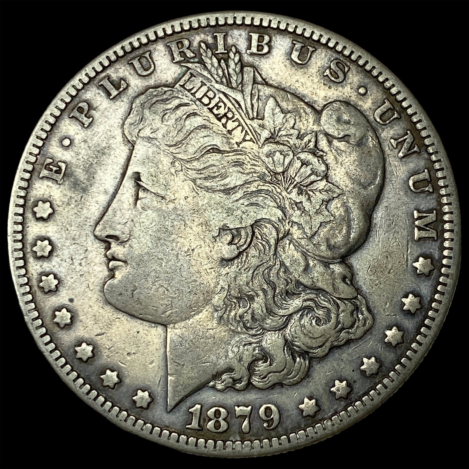 1879-S rev 78 Silver Morgan Dollar NEARLY UNCIRCULATED: 1879-S rev 78 Silver Morgan Dollar NEARLY UNCIRCULATED