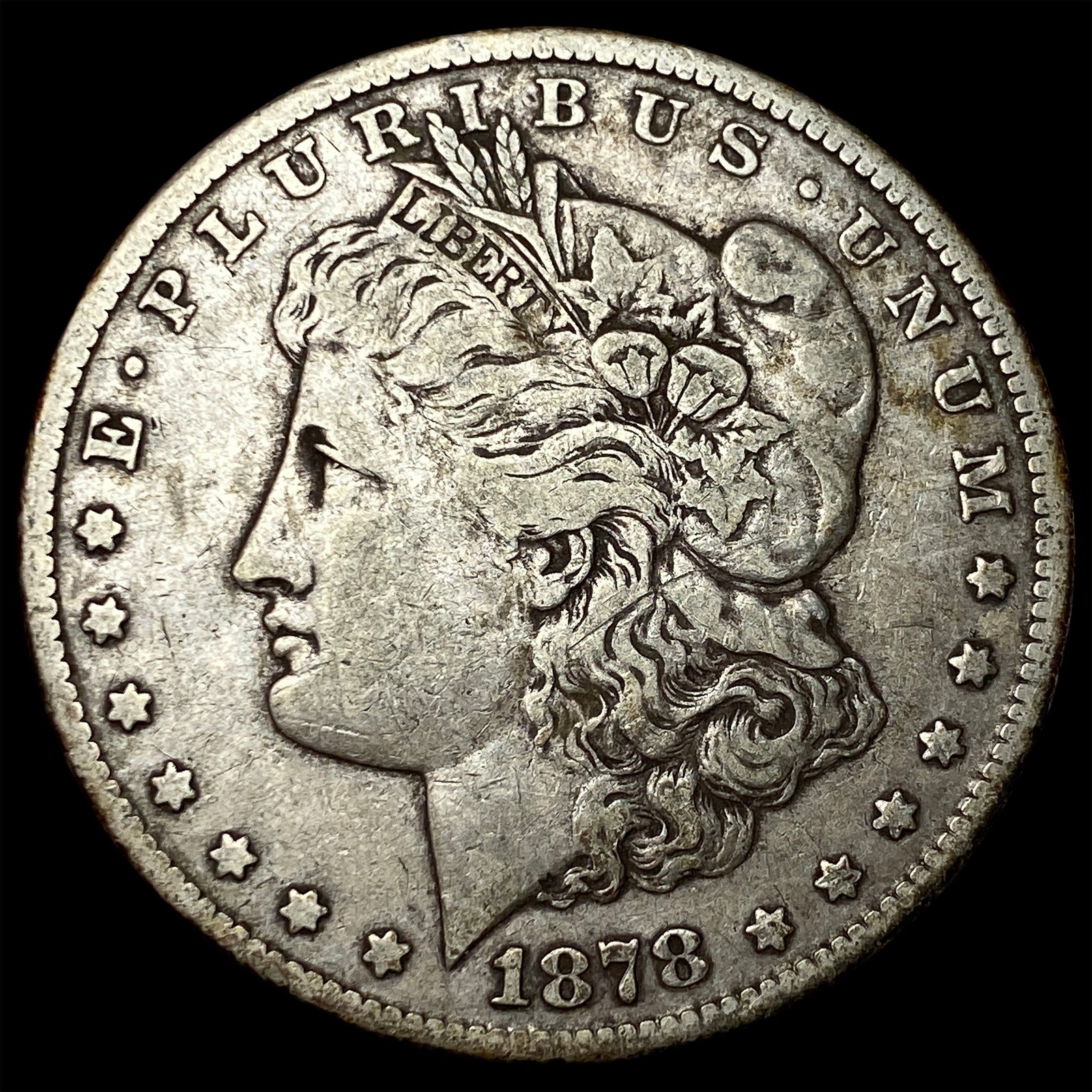 1878-CC Silver Morgan Dollar LIGHTLY CIRCULATED: 1878-CC Silver Morgan Dollar LIGHTLY CIRCULATED