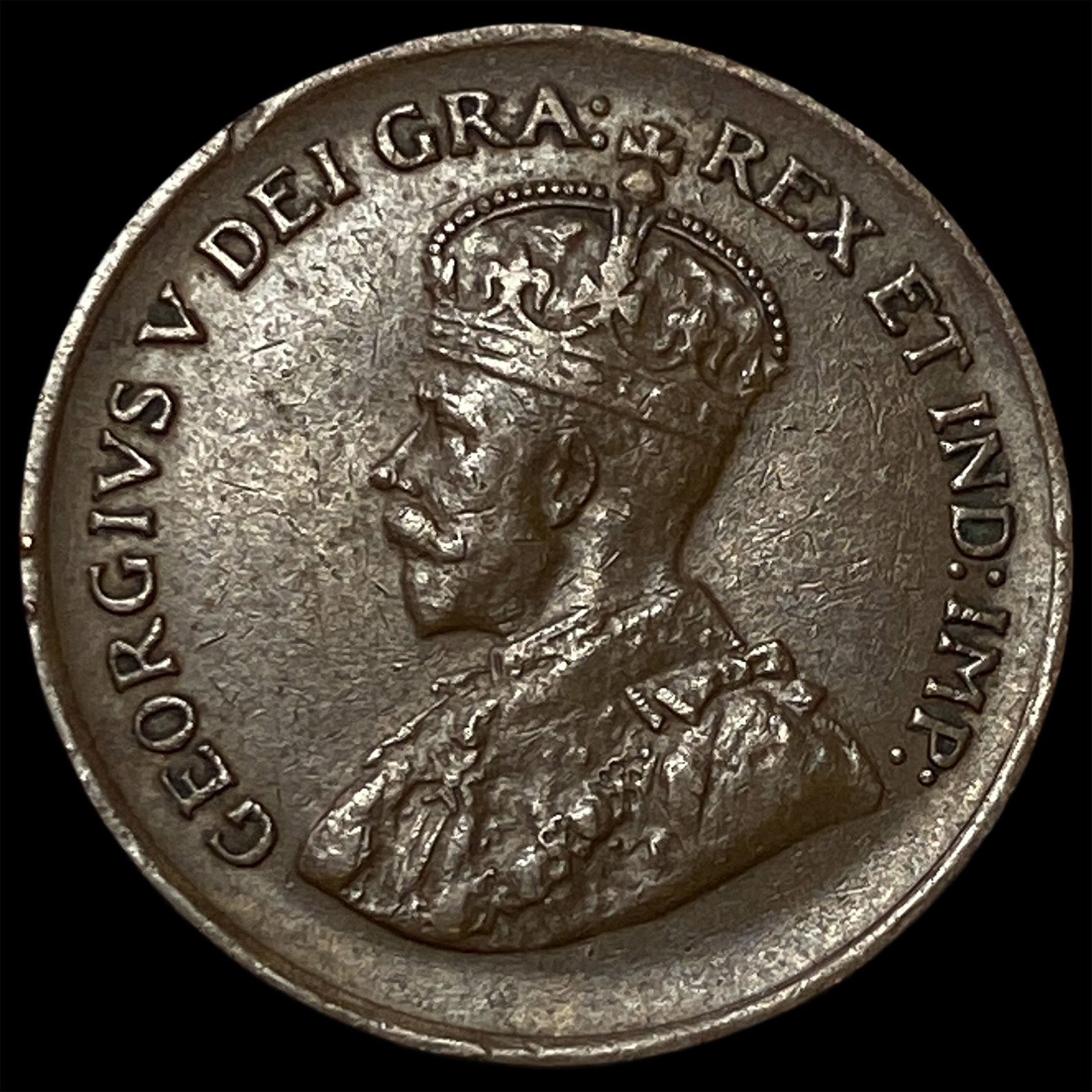 1933 Canada Bronze 1 Cent: 1933 Canada Bronze 1 Cent