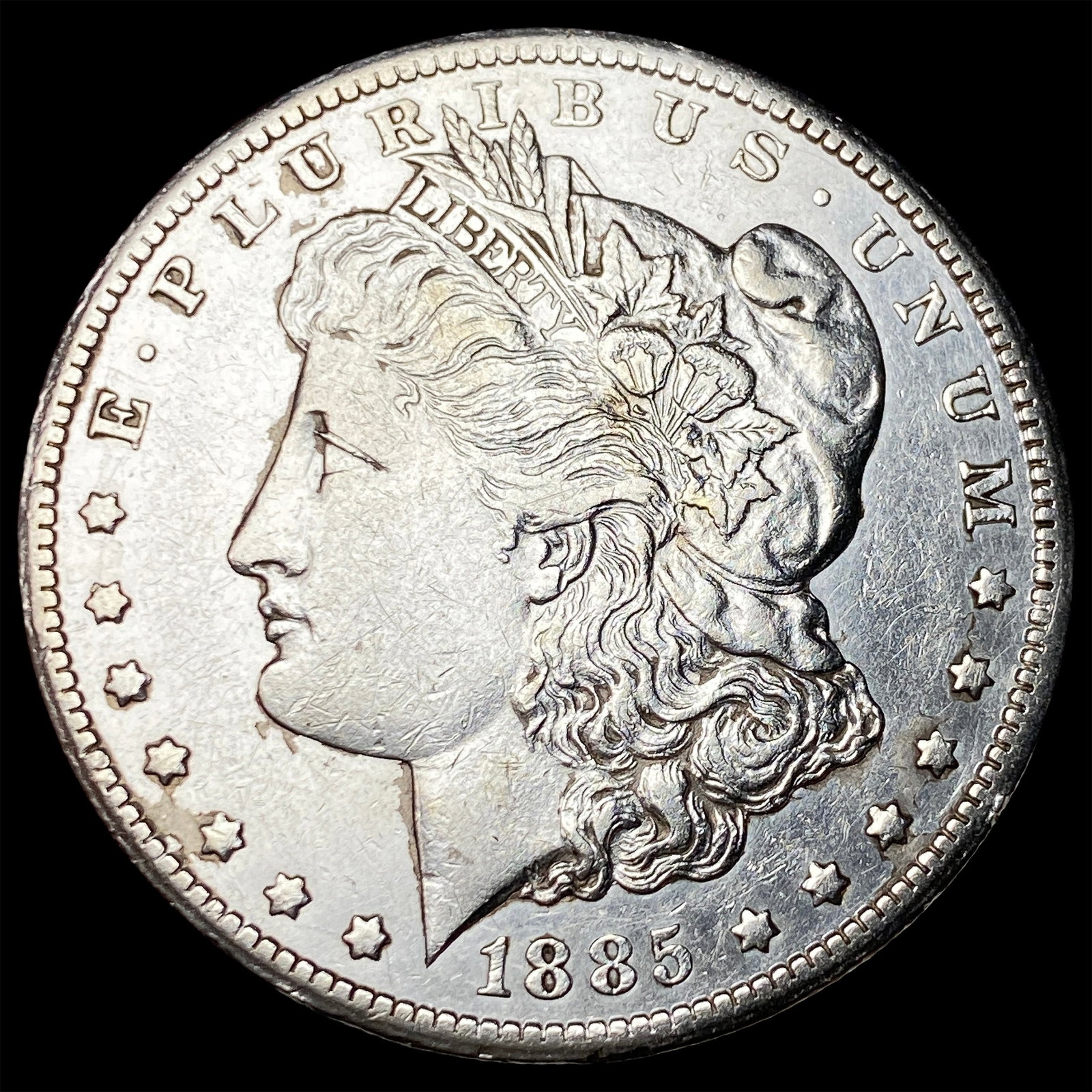 1885-O Silver Morgan Dollar CHOICE AU: 1885-O Silver Morgan Dollar CHOICE AU