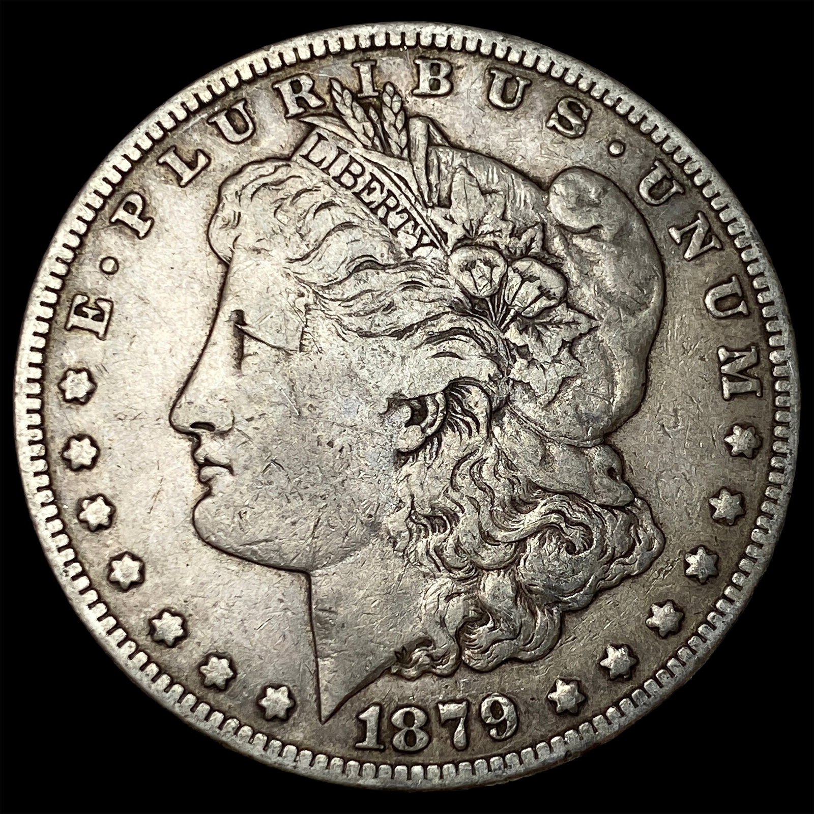 1879-S Rev 78 Silver Morgan Dollar NEARLY UNCIRCULATED: 1879-S Rev 78 Silver Morgan Dollar NEARLY UNCIRCULATED