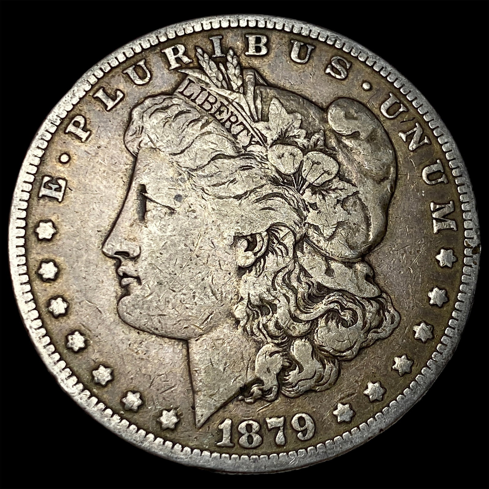 1879-S Rev 78 Silver Morgan Dollar NEARLY UNCIRCULATED: 1879-S Rev 78 Silver Morgan Dollar NEARLY UNCIRCULATED