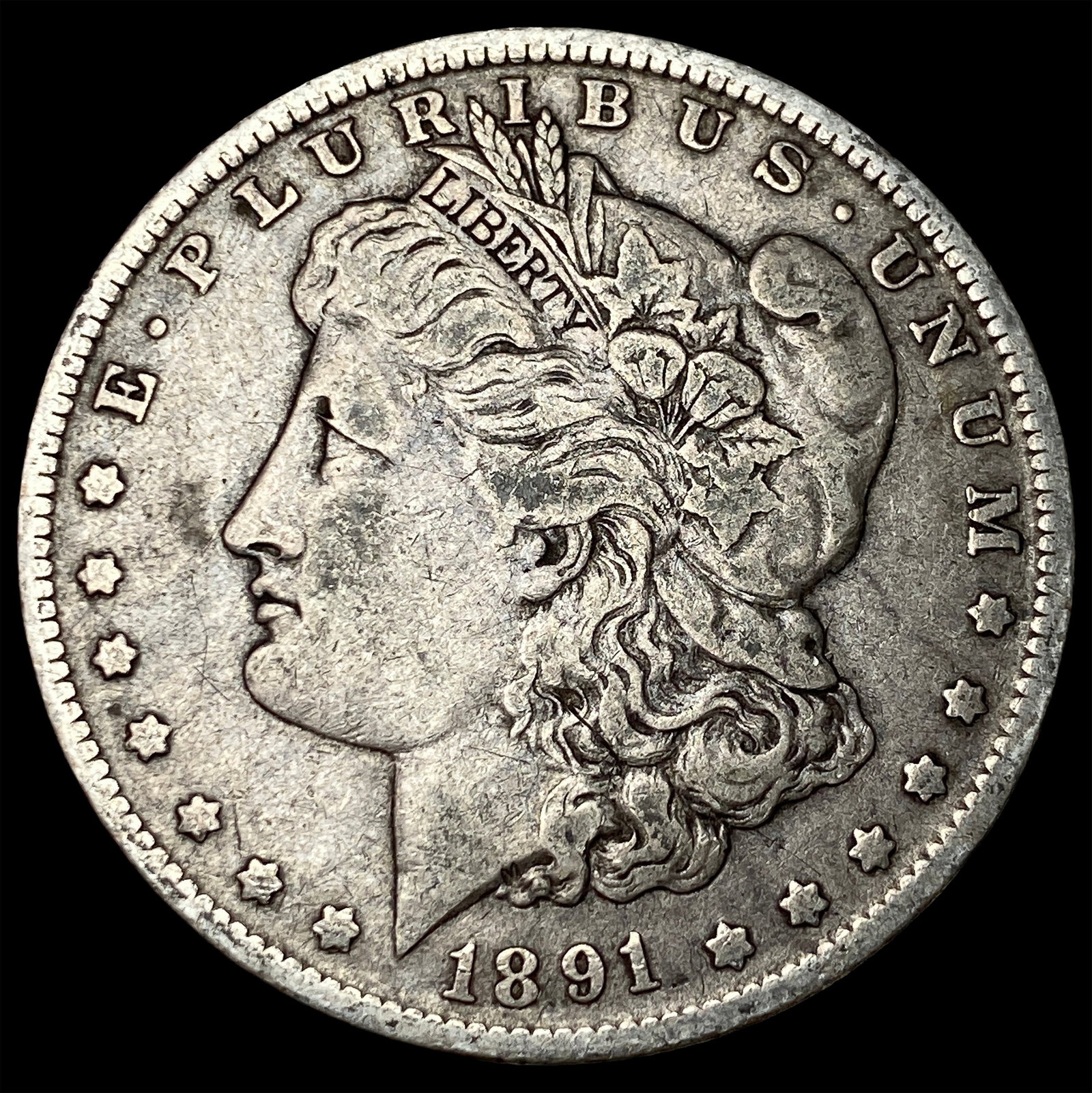 1891-O Silver Morgan Dollar NEARLY UNCIRCULATED: 1891-O Silver Morgan Dollar NEARLY UNCIRCULATED