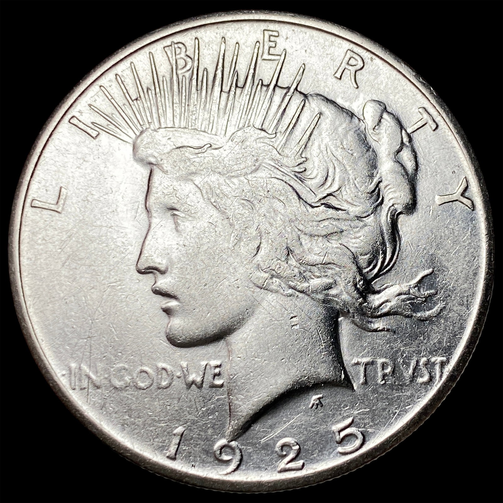1925-S Silver Peace Dollar UNCIRCULATED: 1925-S Silver Peace Dollar UNCIRCULATED