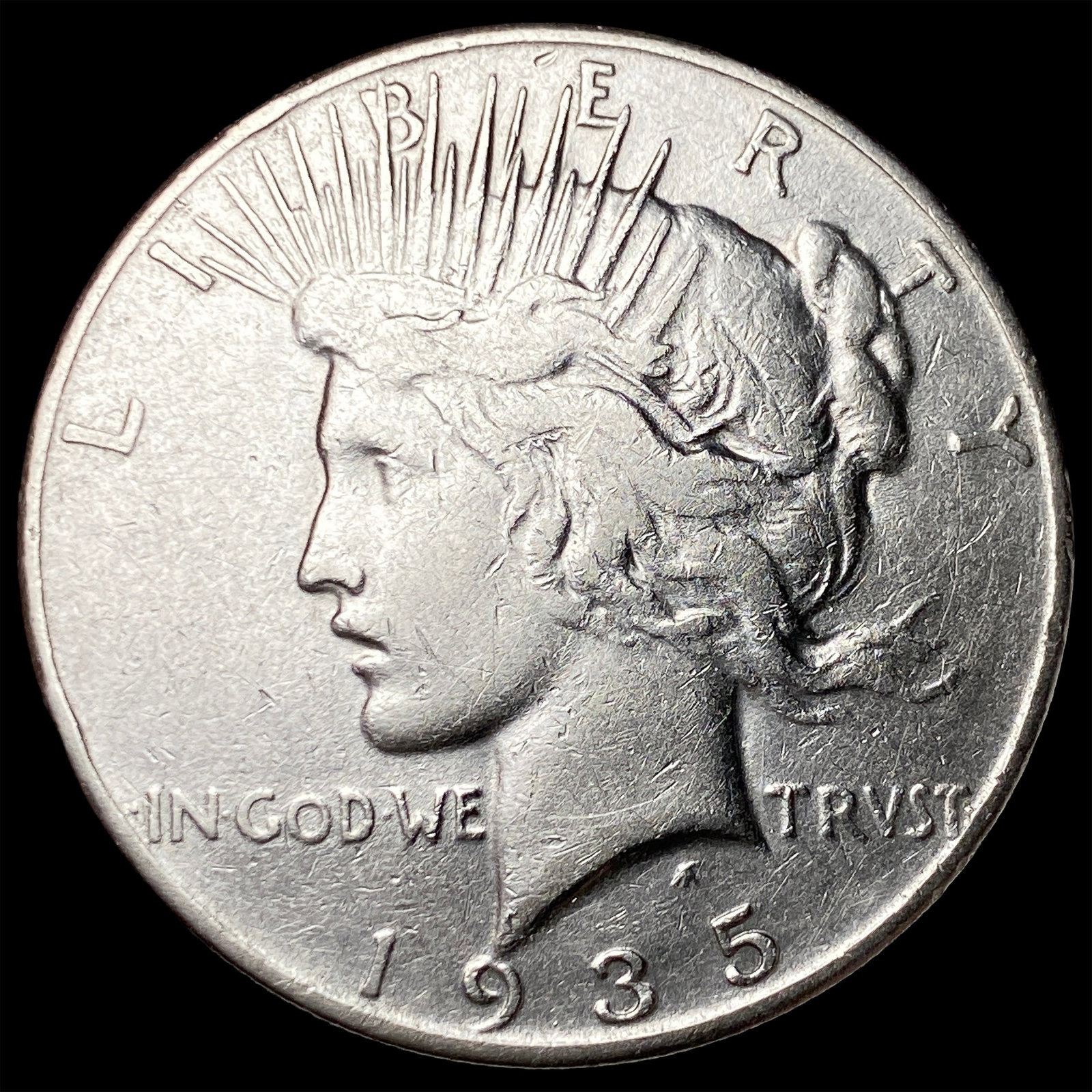 1935 Silver Peace Dollar LIGHTLY CIRCULATED: 1935 Silver Peace Dollar LIGHTLY CIRCULATED