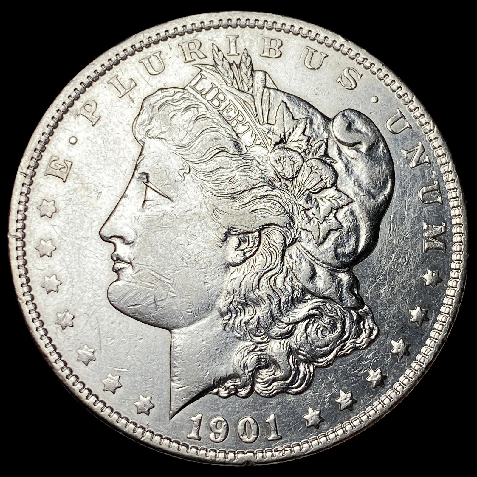 1901 Morgan Silver Dollar CLOSELY UNCIRCULATED: 1901 Morgan Silver Dollar CLOSELY UNCIRCULATED
