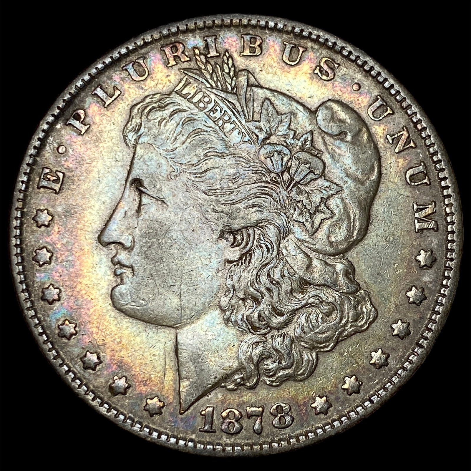 1878 Silver Morgan Dollar NEARLY UNCIRCULATED: 1878 Silver Morgan Dollar NEARLY UNCIRCULATED